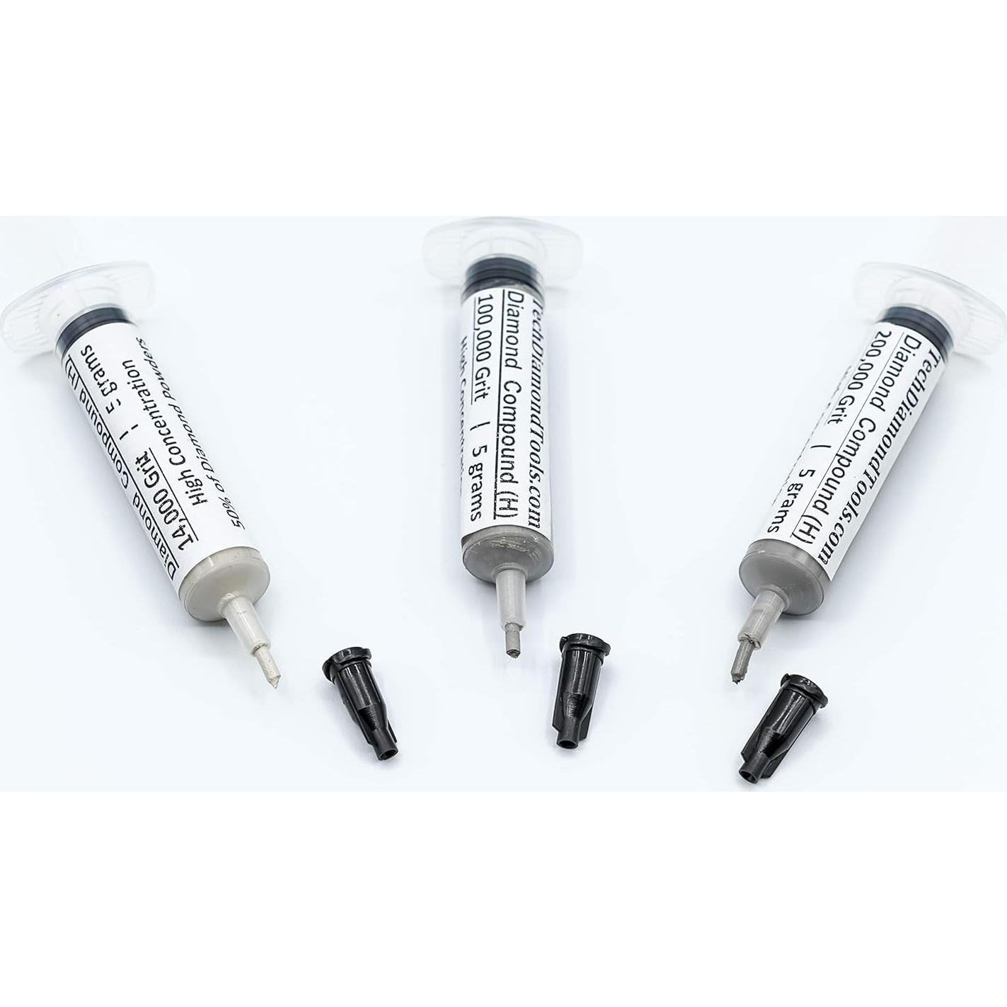 Kit de Pulido de Diamante TechDiamondTools 14K 100K 200K Grano