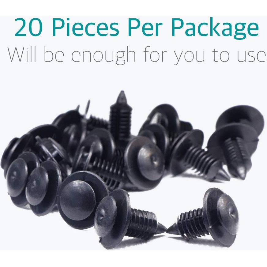 20 Sujetadores de Panel de Recorte Lantee para Ford y Dodge