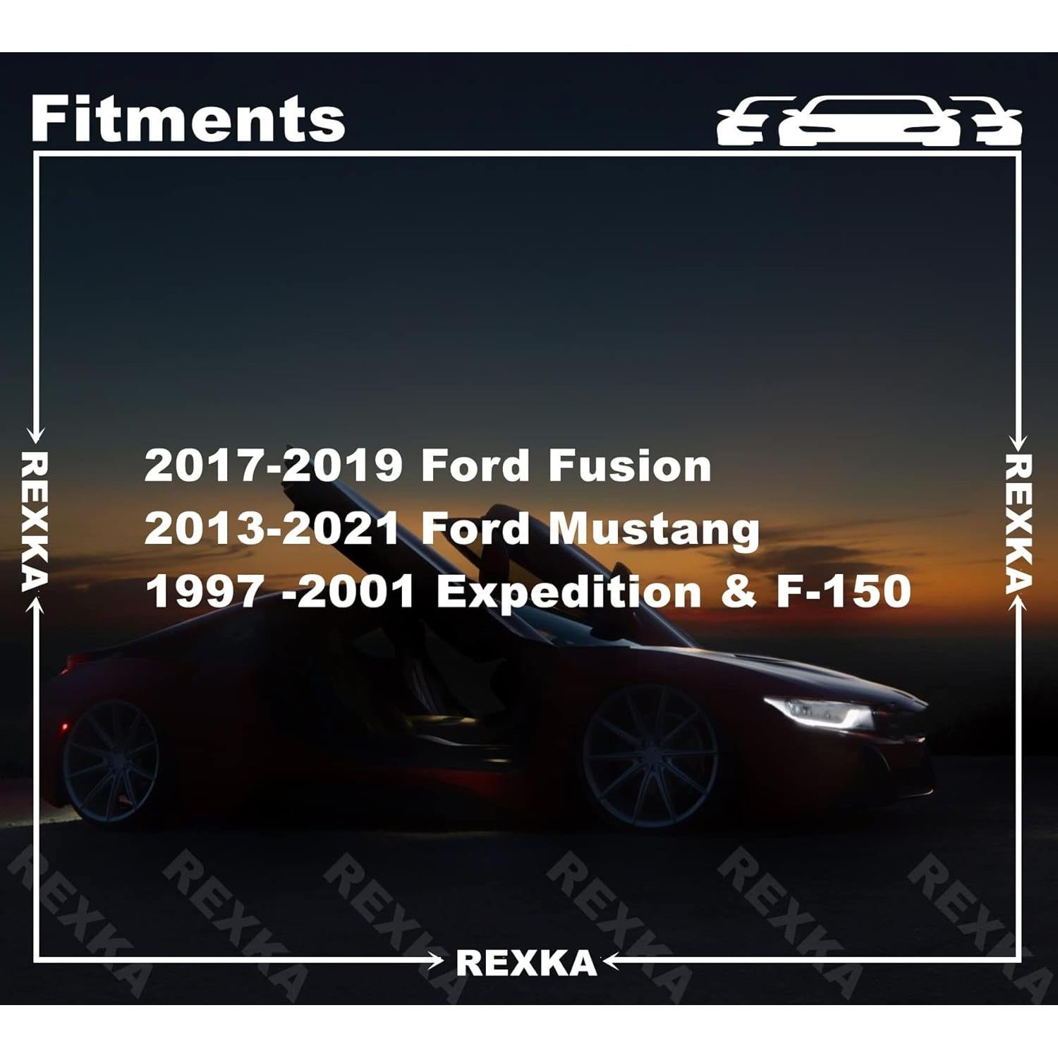 Clip de Retención de Moldura de Panel Ford Rexka 15 pcs