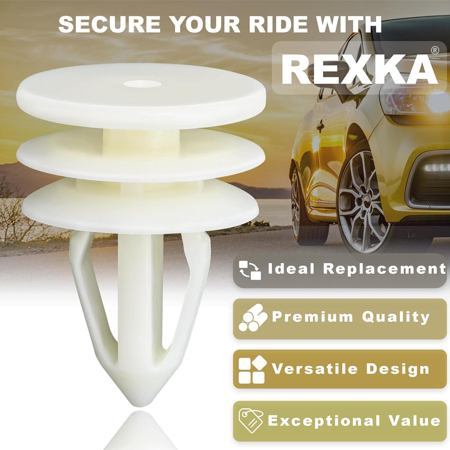 10 Sujetadores Clips de Panel de Puerta Rexka para GM y Ford