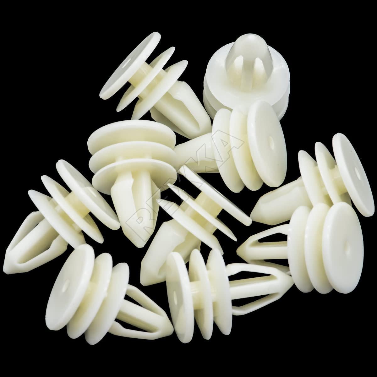 10 Sujetadores Clips de Panel de Puerta Rexka para GM y Ford