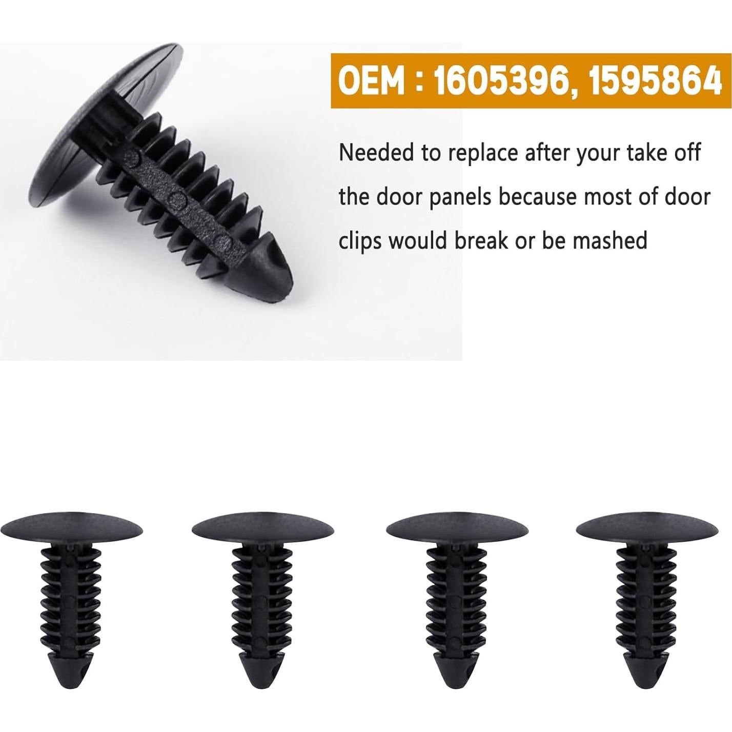 Kit 121pcs Clips de Carrocería GM UNIGT con Herramienta