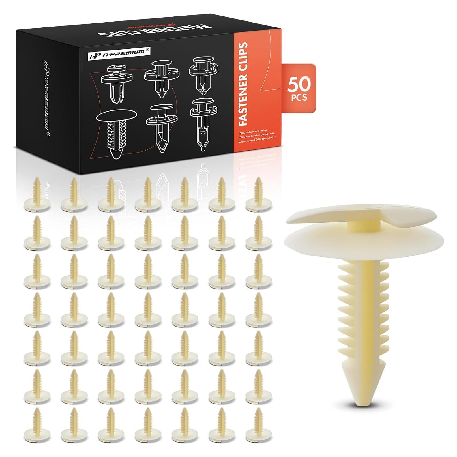 Clips de Sujetador de Panel A-Premium 50 Pcs para Chevrolet