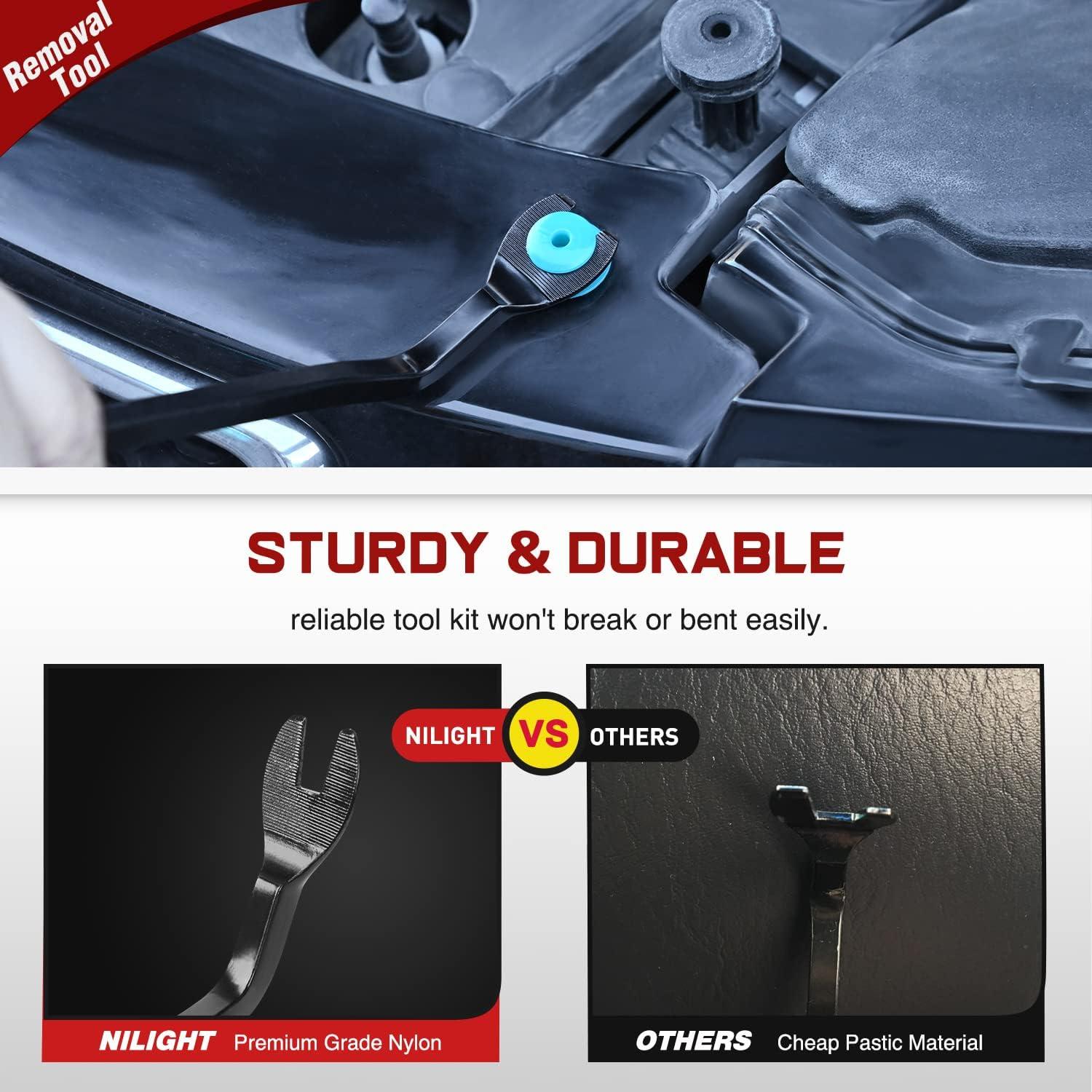 Clips de Retención de Panel de Puerta Nilight 100PCS 9mm