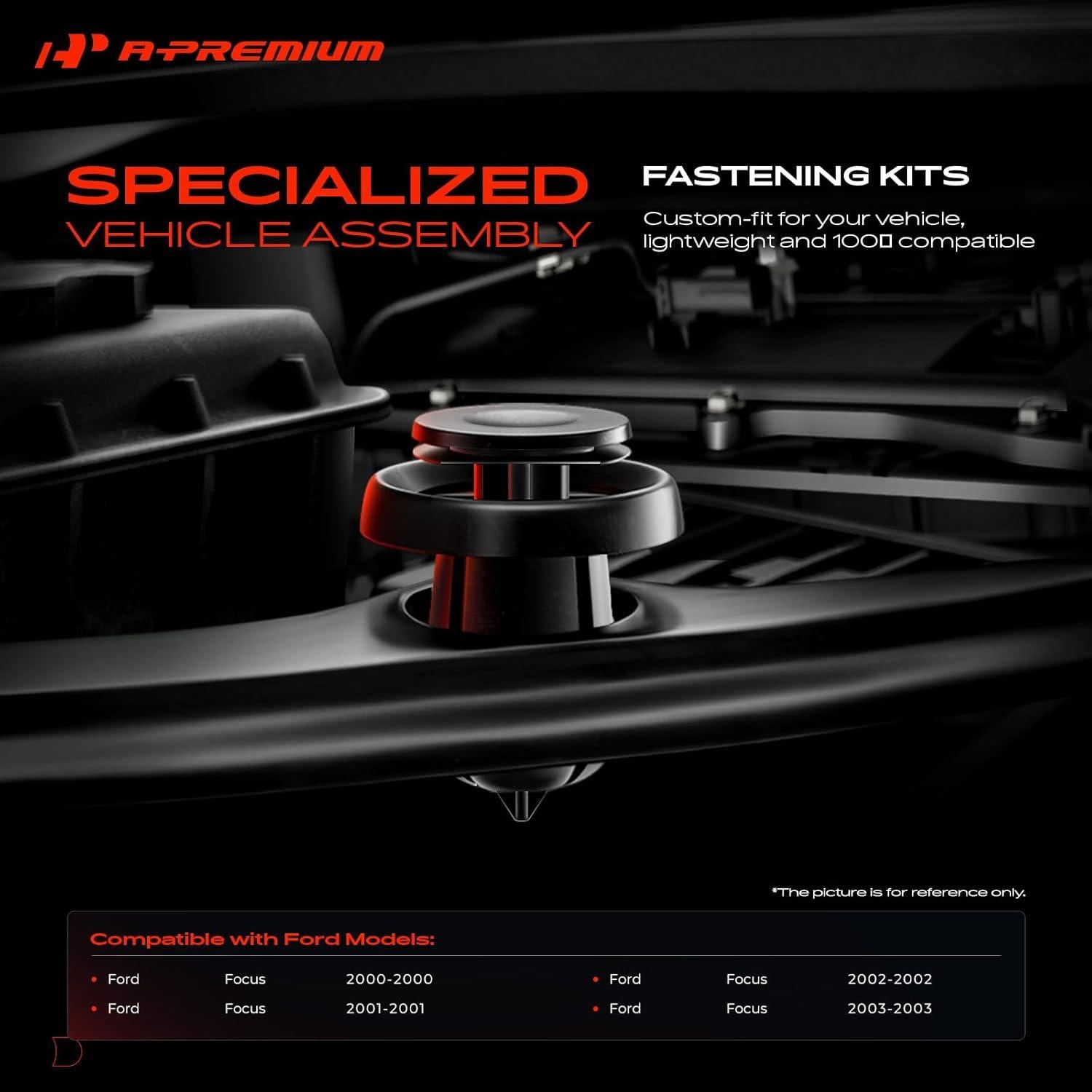 Kit de Clips de Retención A-Premium 230 Piezas para Ford Focus 2000-2003