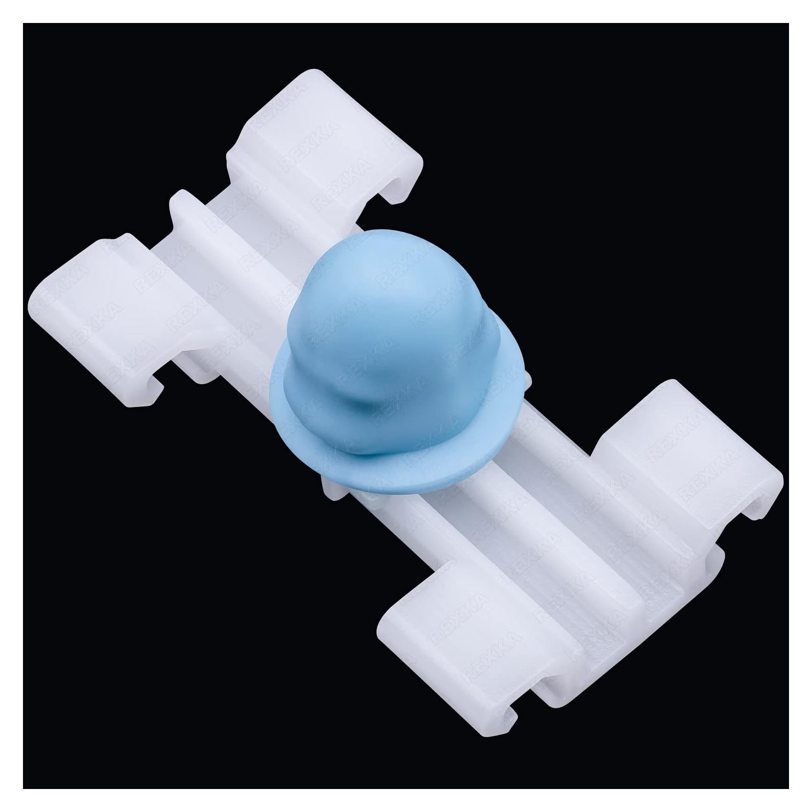 25 Clips de Moldura Lateral BMW E46 Yongtao Nylon Blanco