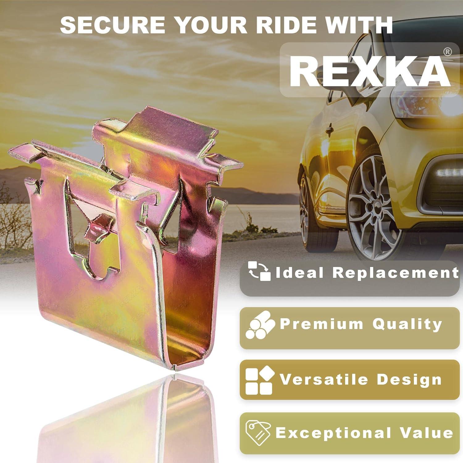 Clip de Retención de Recorte Rexka para BMW 51437194187 - Paquete de 30