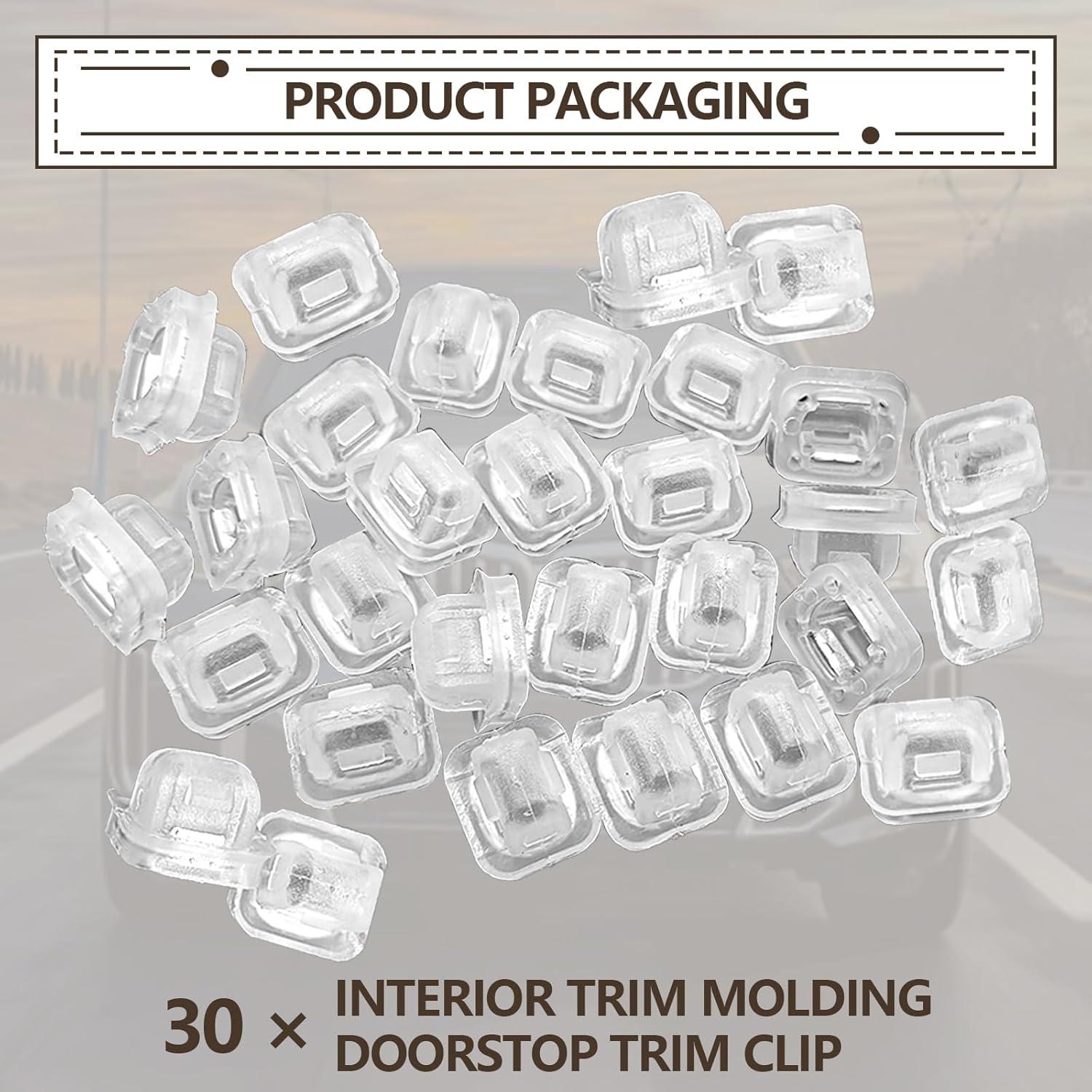 30 Clips de Acabado de Moldura Interior SYudwen para BMW