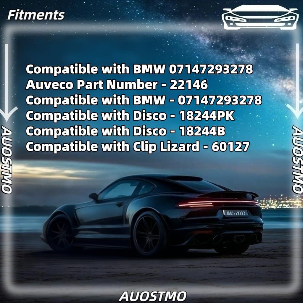 30 Remaches de Plástico AUOSTMO para BMW E90 E92 E60 E61 X3