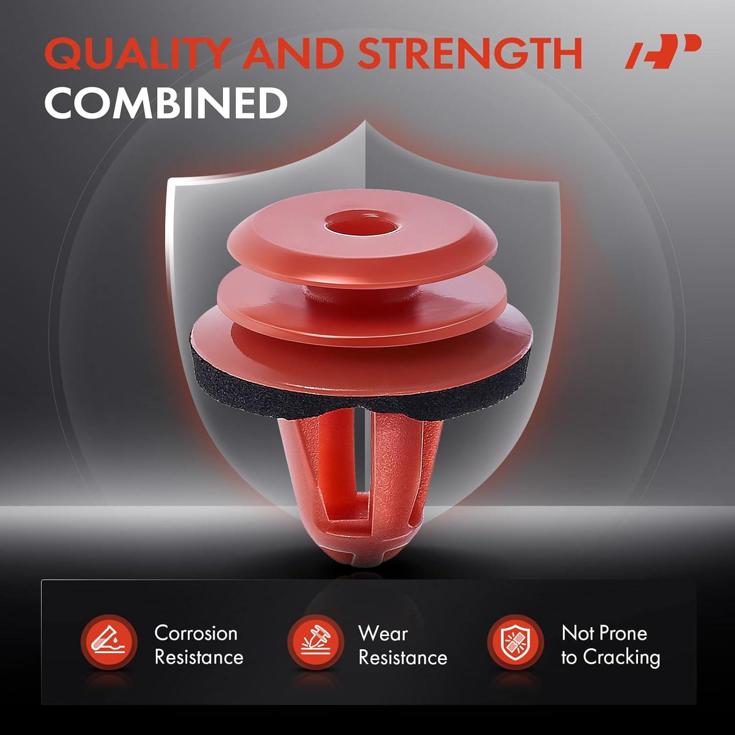 30 Clips Sujetadores A-Premium para BMW y Mini Cooper 9.5mm