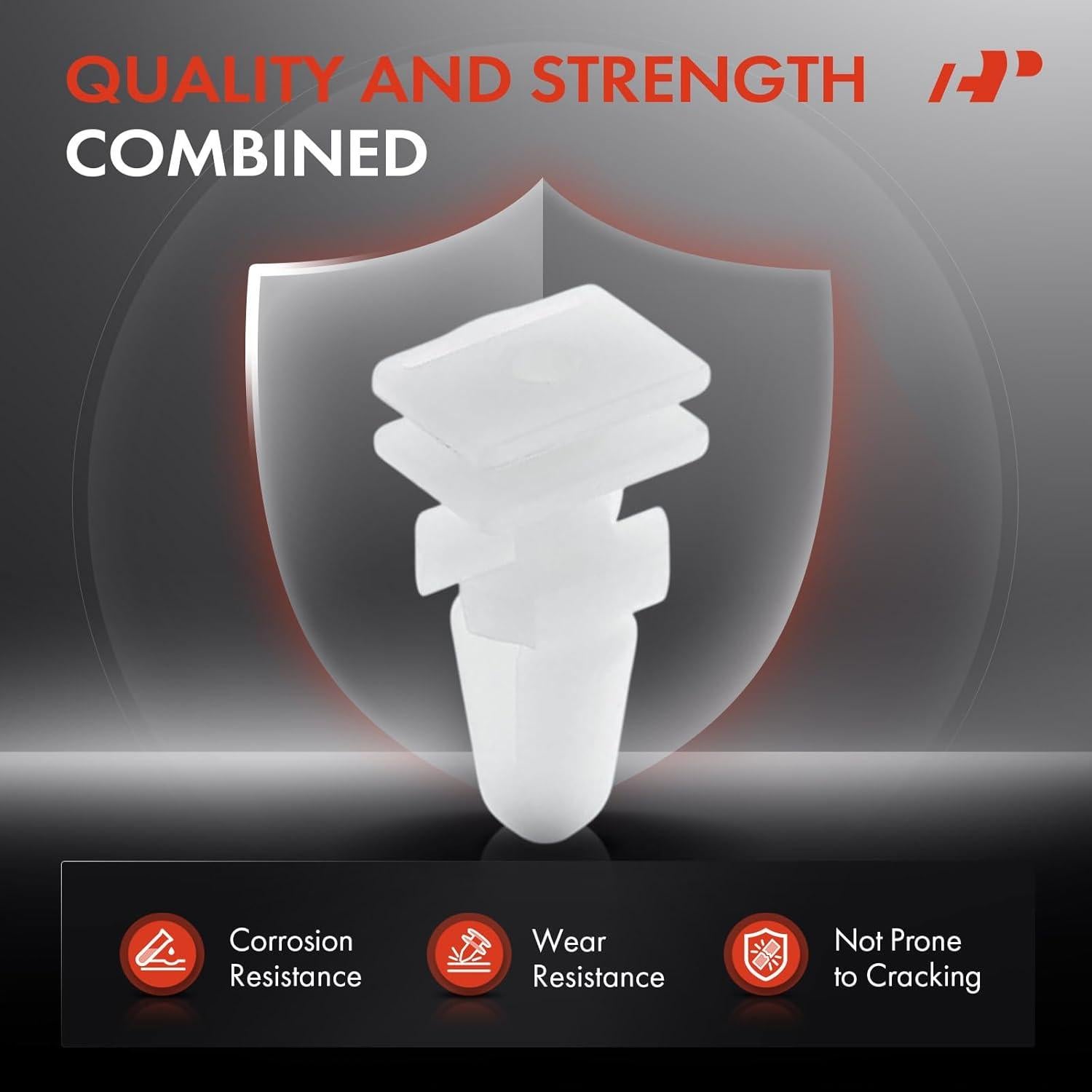 30 Clips Sujetadores Nylon A-Premium para BMW 318i 325Ci 330i