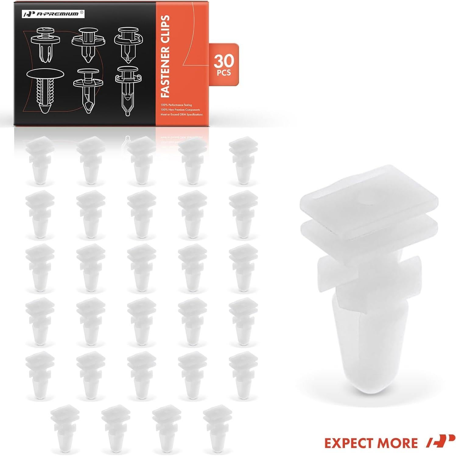 30 Clips Sujetadores Nylon A-Premium para BMW 318i 325Ci 330i