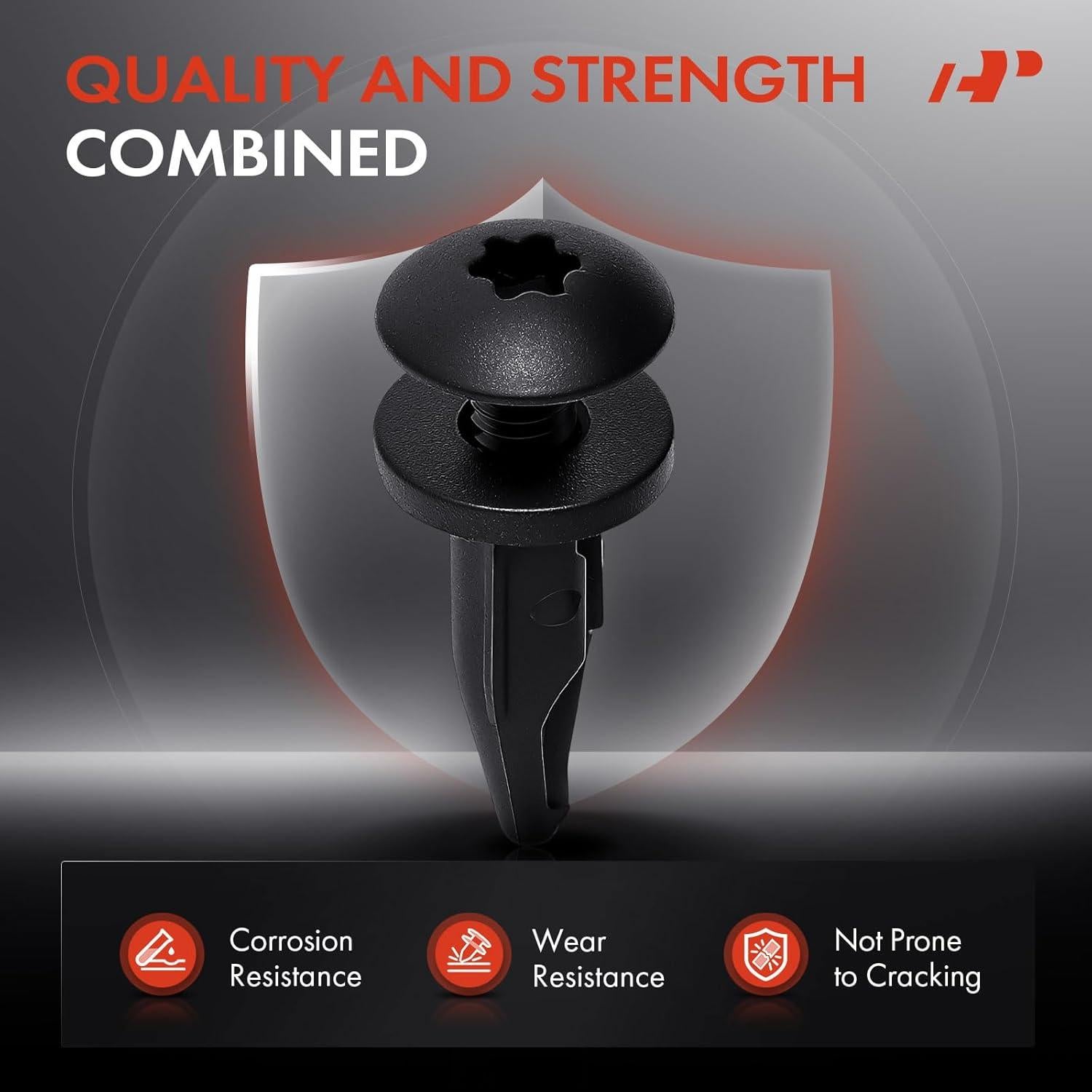 Clip Retenedor A-Premium 30 PCS 6mm para Ram, Jeep, Chevrolet