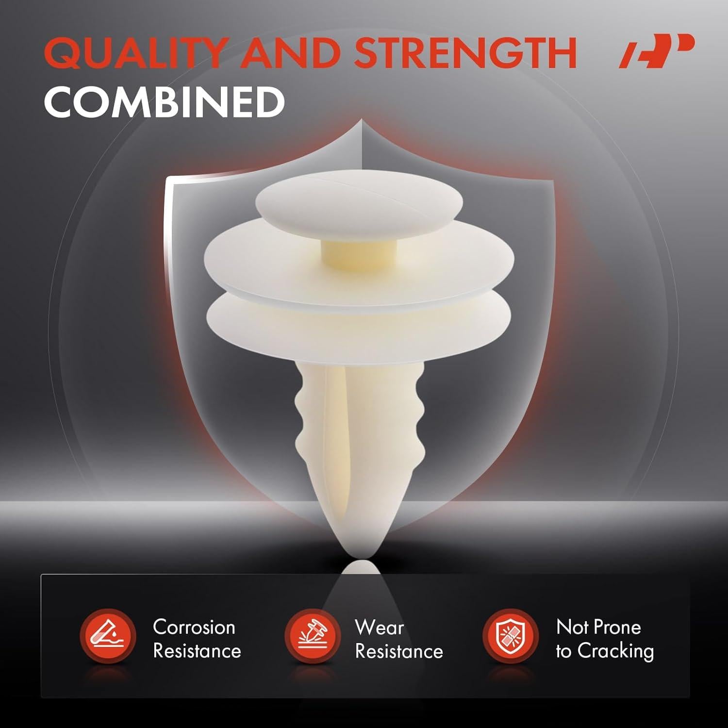 50 Clips Sujetadores de Panel A-Premium para Jeep y Dodge