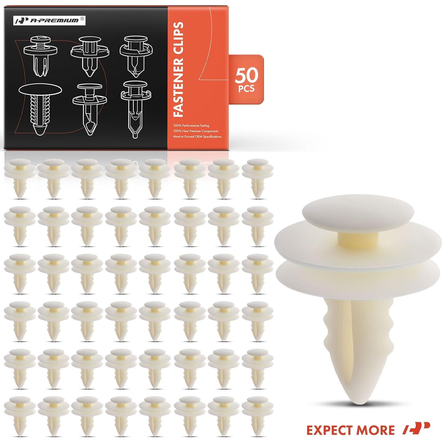 50 Clips Sujetadores de Panel A-Premium para Jeep y Dodge