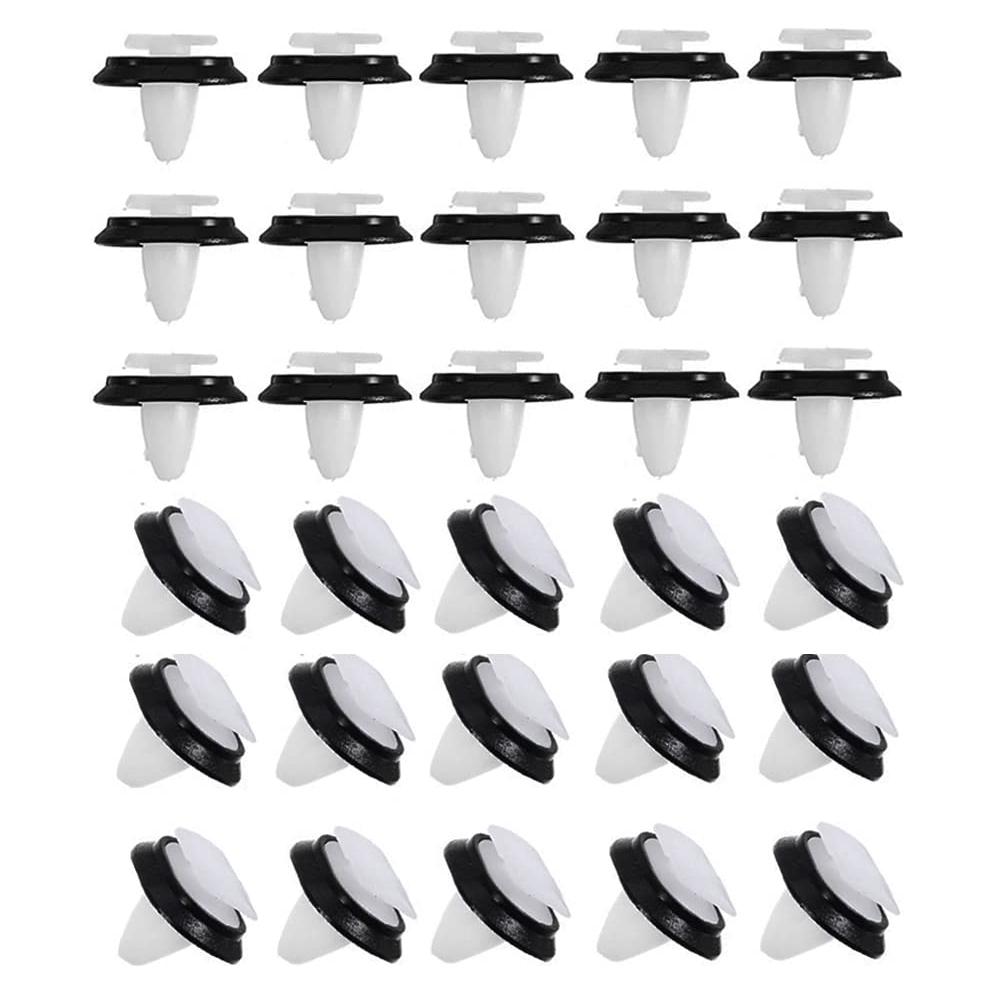 30 Clips de Moldura Lateral DSkoiph con Sellador para Chrysler