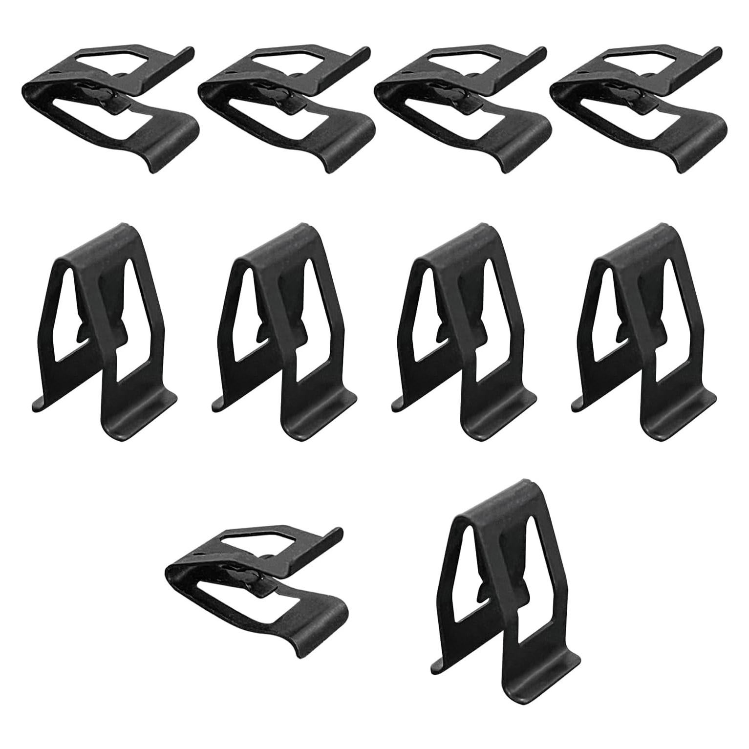 Clips de Recorte de Tablero Augeny - 10 Piezas de Metal