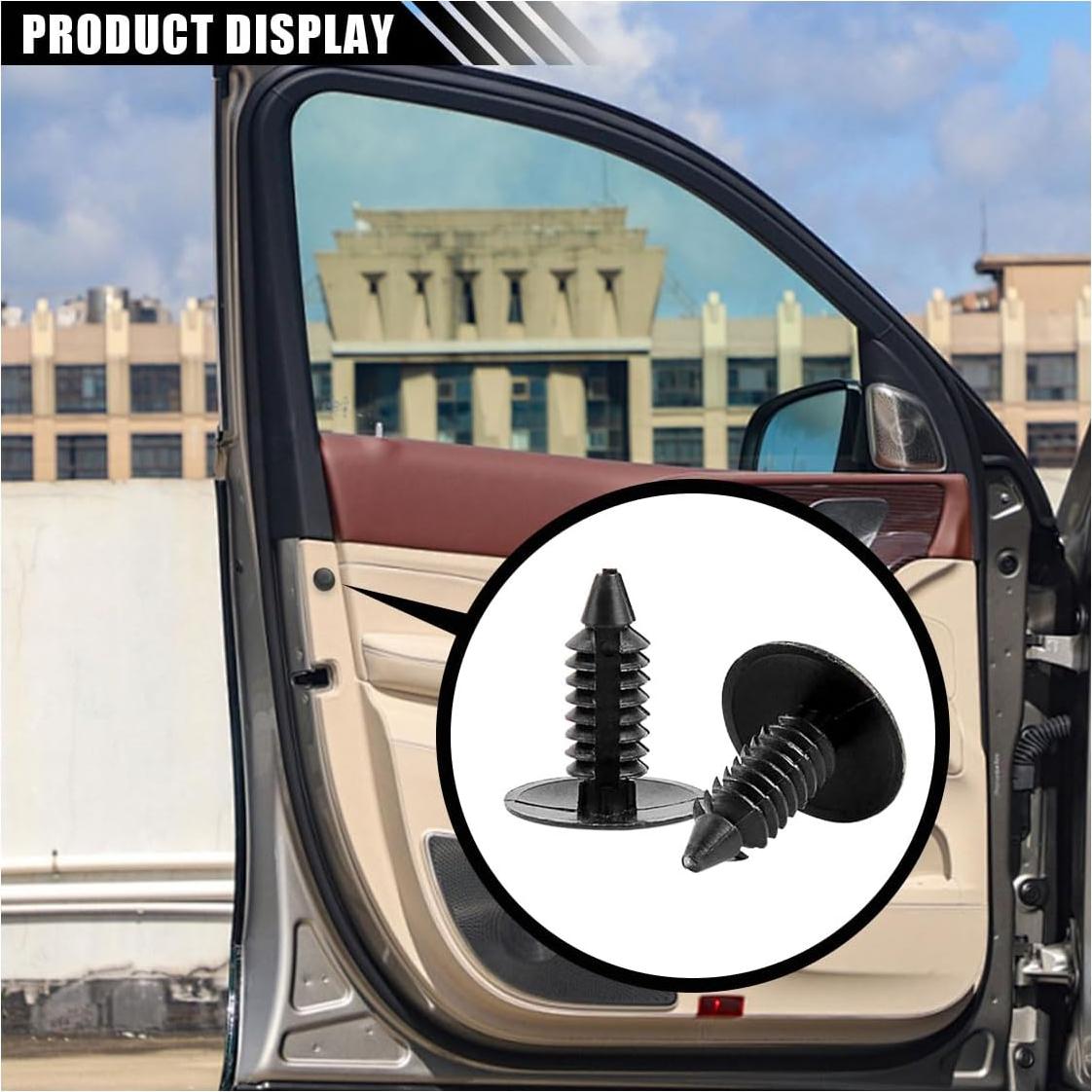 200 Clips de Remache de Plástico KITUREK para Automóviles