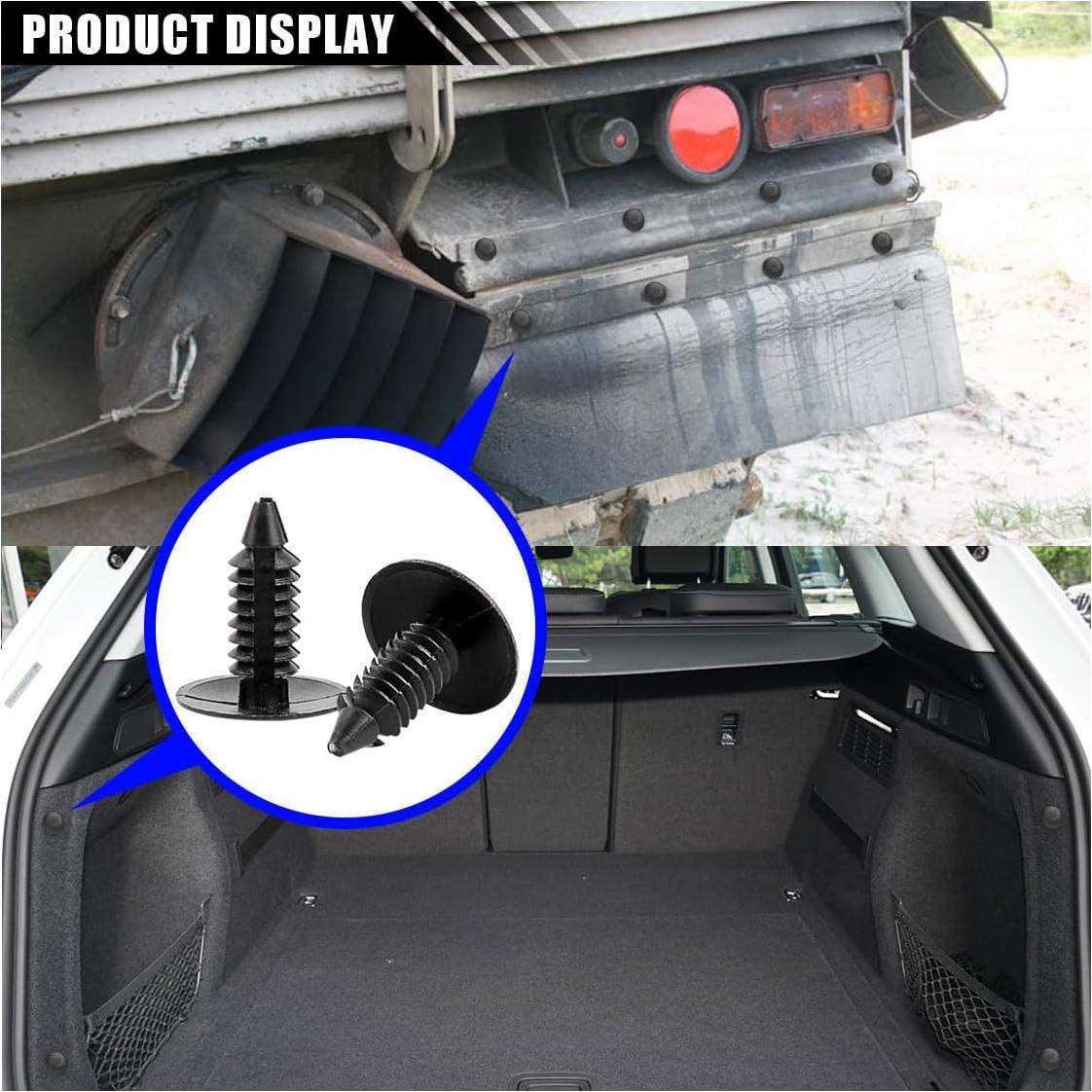 200 Clips de Remache de Plástico KITUREK para Automóviles