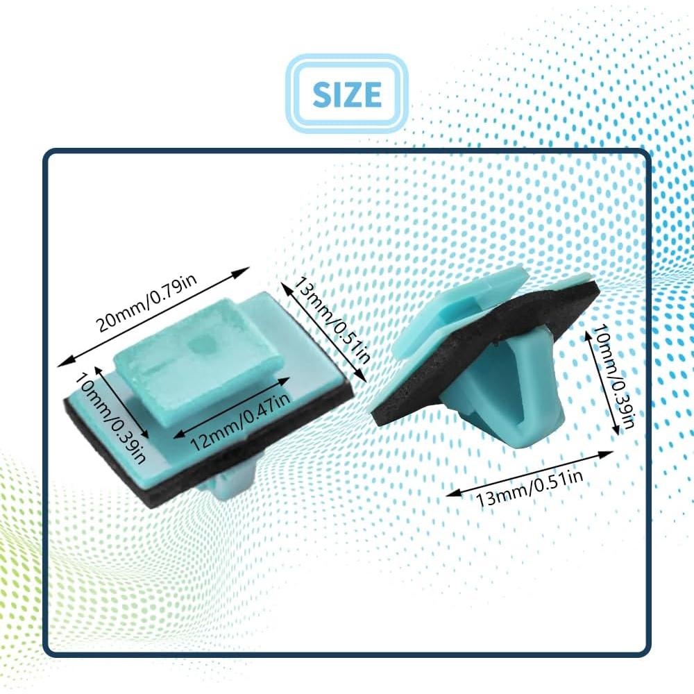 30 Clips de Moldura de Guardabarros Hyundai Kia QZTYTY