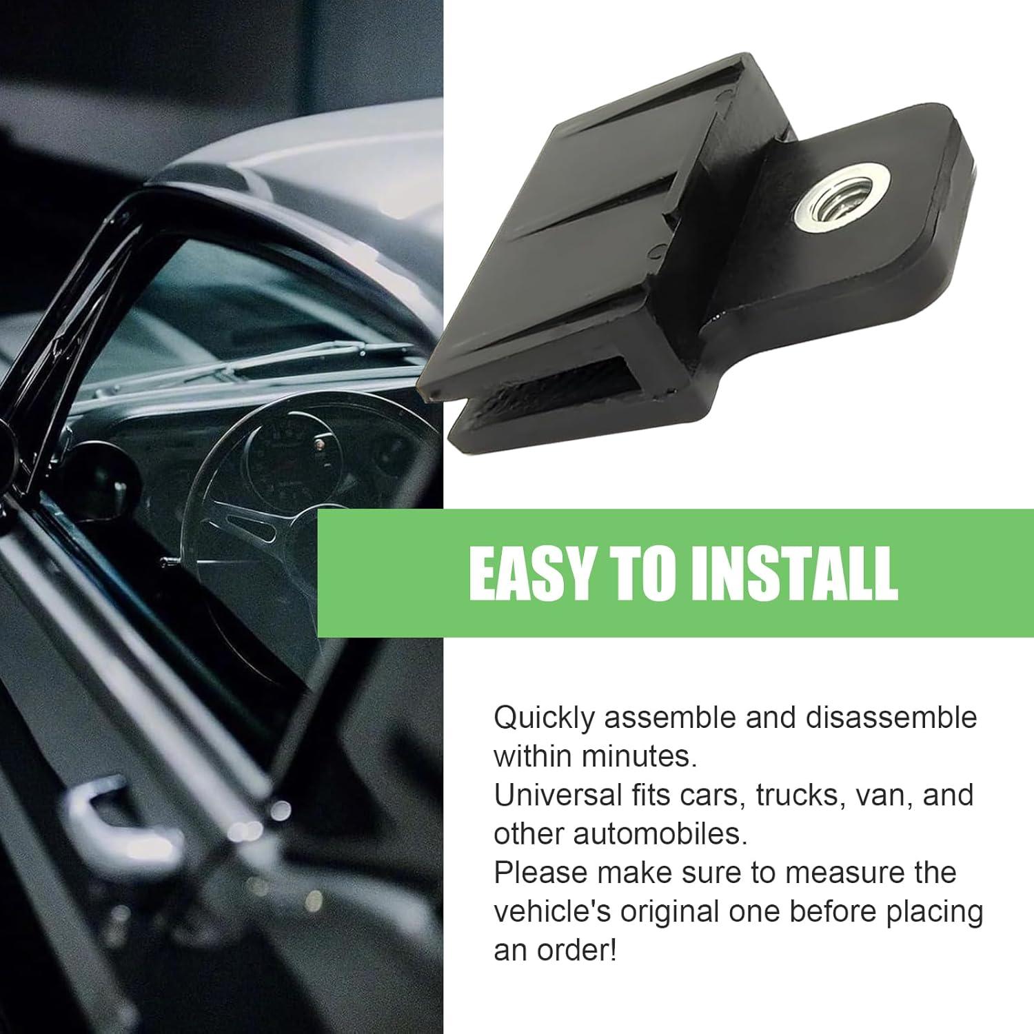 Clips de Retención de Vidrio MLY para Ventanas y Puertas - 2 Piezas