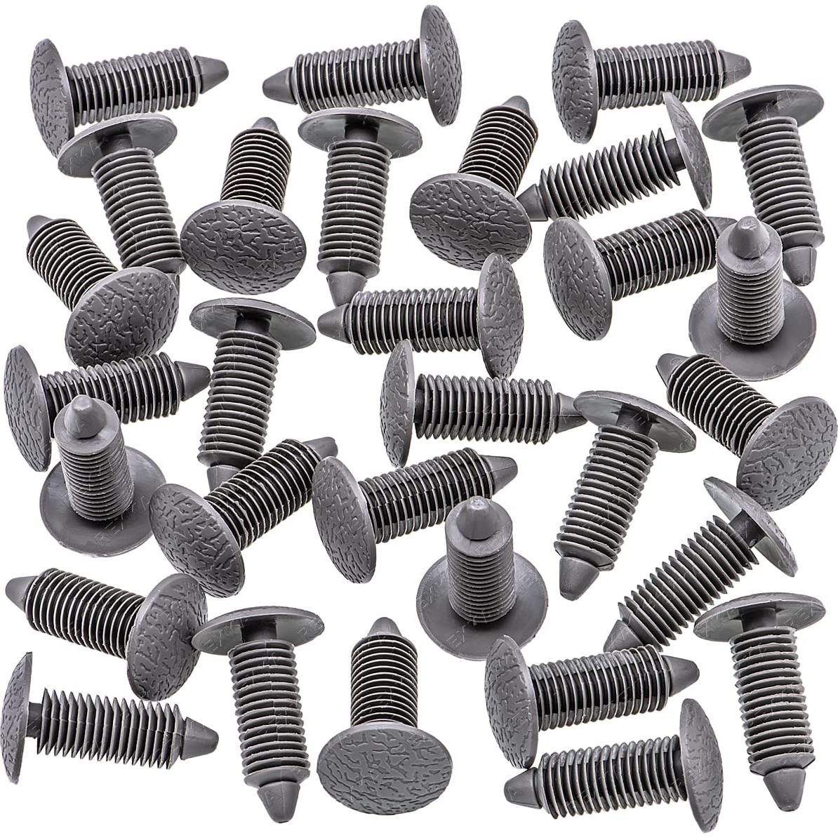 30 Clips de Retención de Paneles Ford N807154S - Rexka