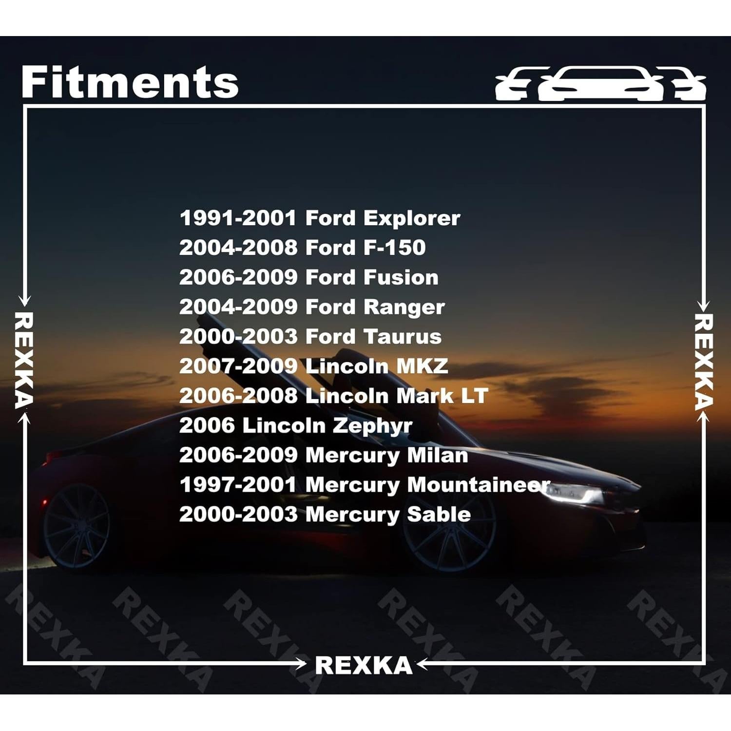 30 Clips de Retención de Paneles Ford N807154S - Rexka