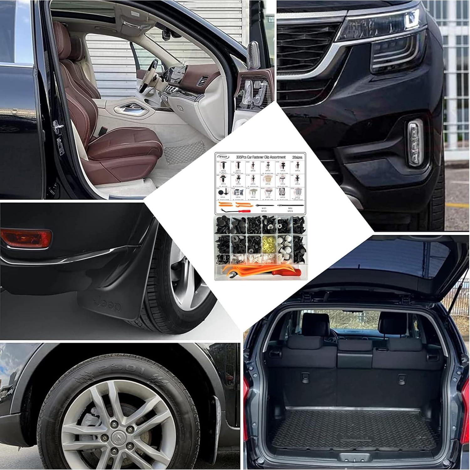 Kit de Clips de Retención Niteguy 335Pcs para Ford F150