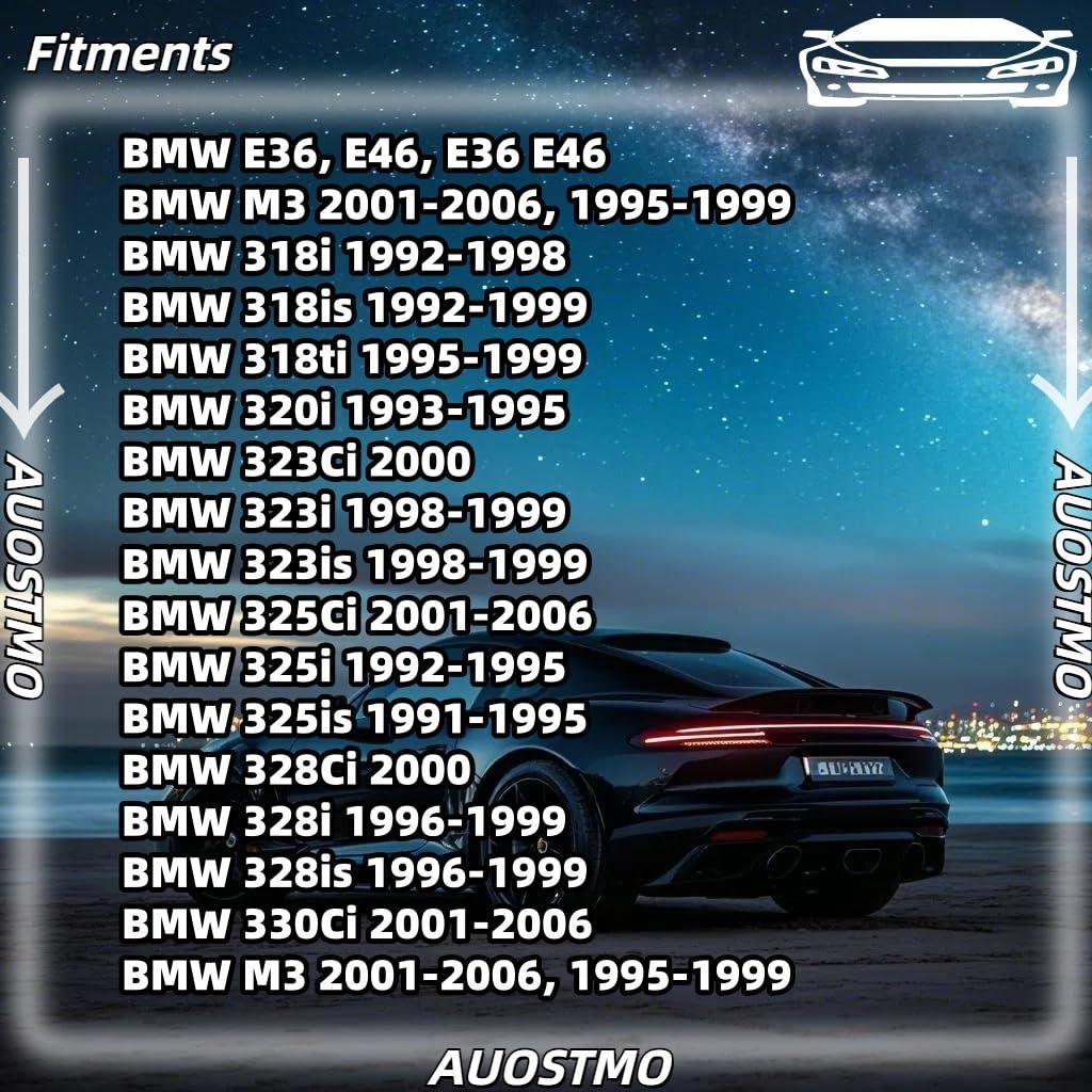 10 Clips de Moldura de Puerta Lateral AUOSTMO para BMW E36 E46