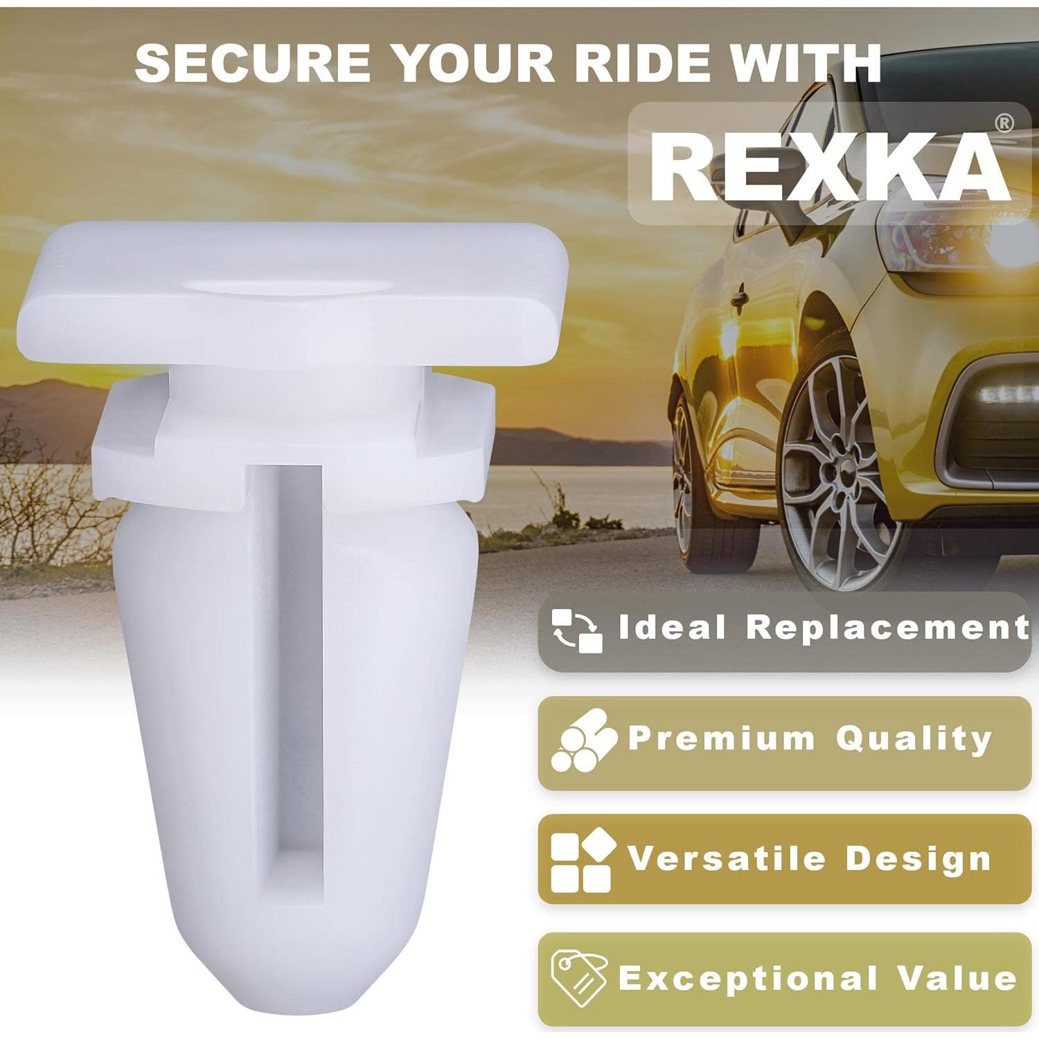 Clip de Retención de Moldura de Umbral Rexka 20pcs para BMW E21 E30 E36 E23