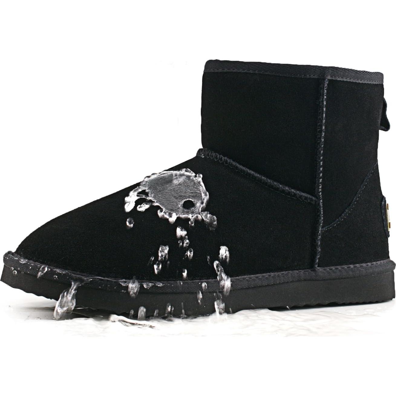 Botas Cortas Impermeables AUSLAND 5654 Negras para Hombre