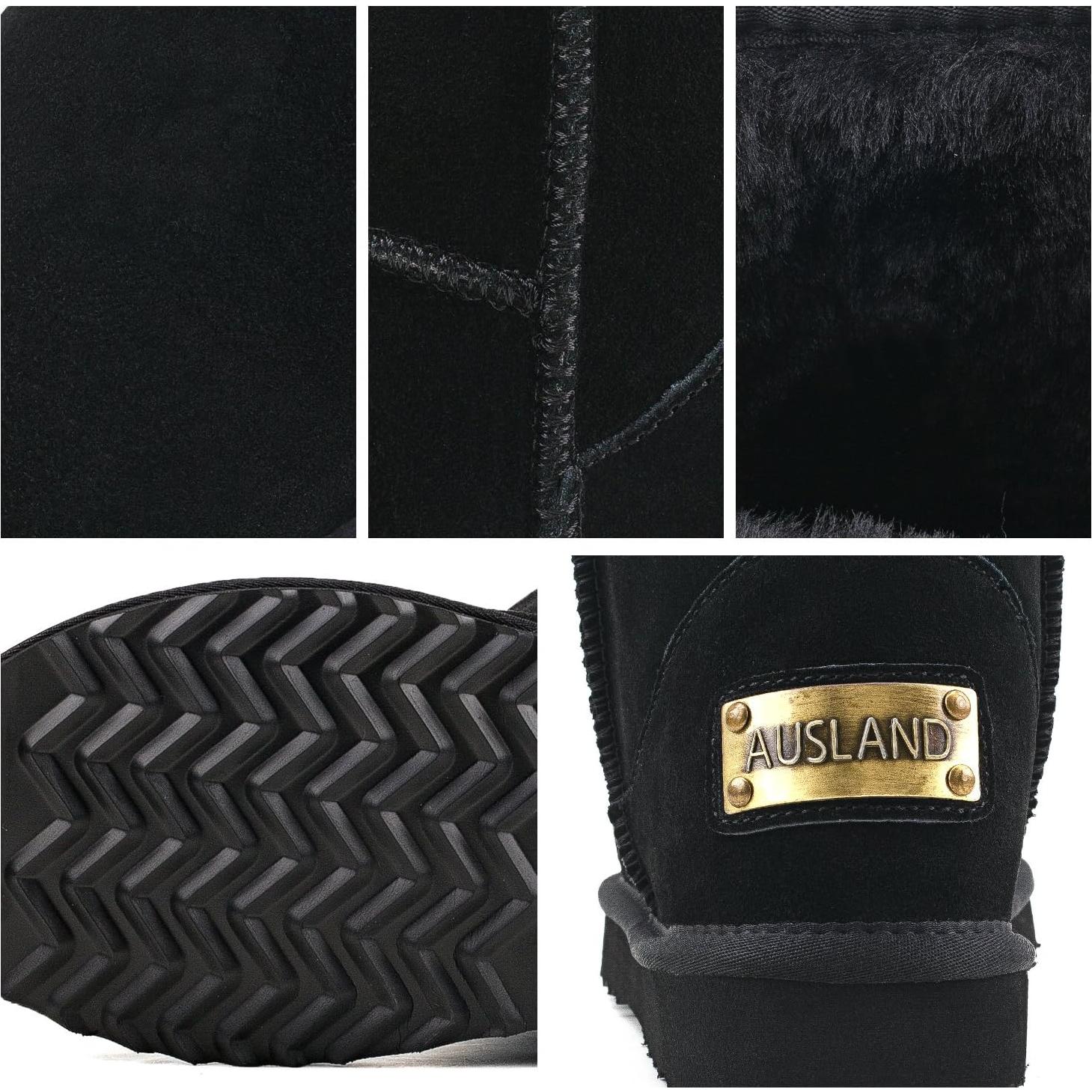 Botas Cortas Impermeables AUSLAND 5654 Negras para Hombre