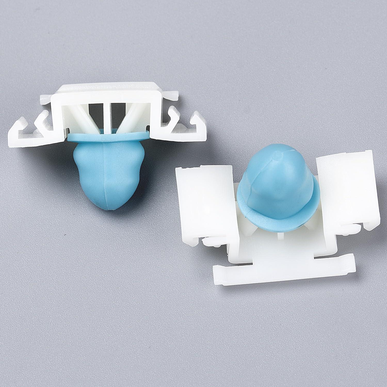 Clip de Moldura OAUTOO 25pcs con Botón de Goma Azul para BMW