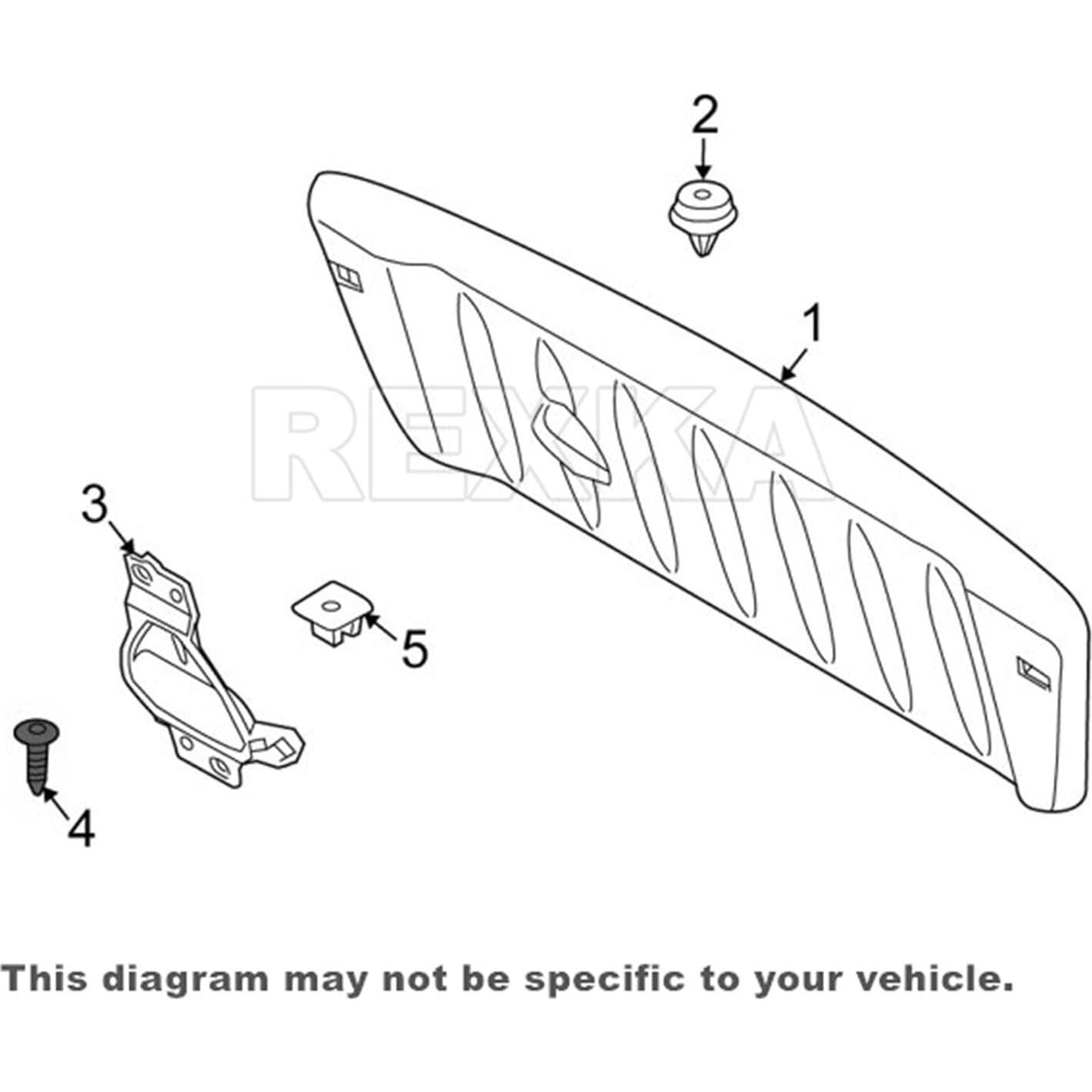 Tornillos de Tapa de Parachoques BMW Rexka 20pcs M5x18.5mm