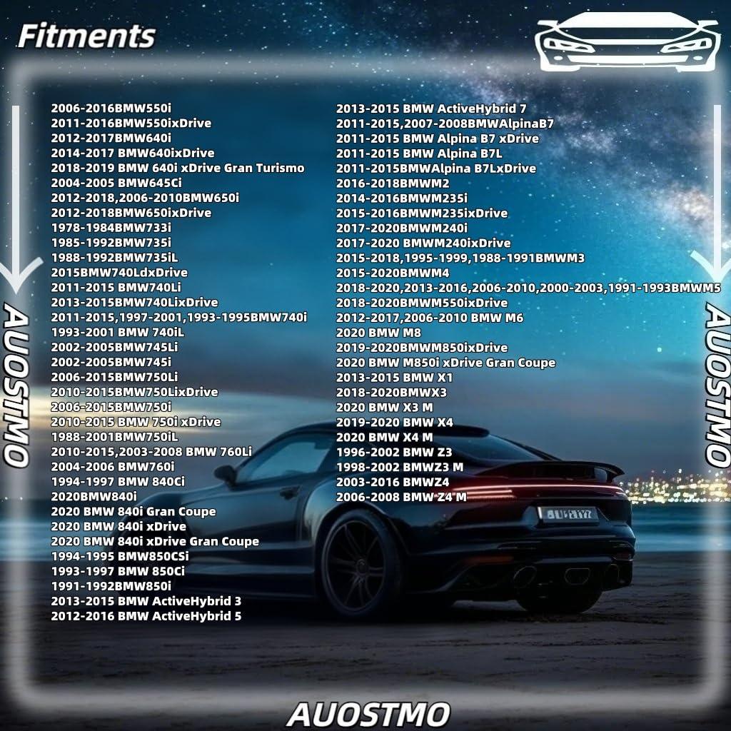 10 Clips de Reemplazo para Umbral de Puerta BMW AUOSTMO KK