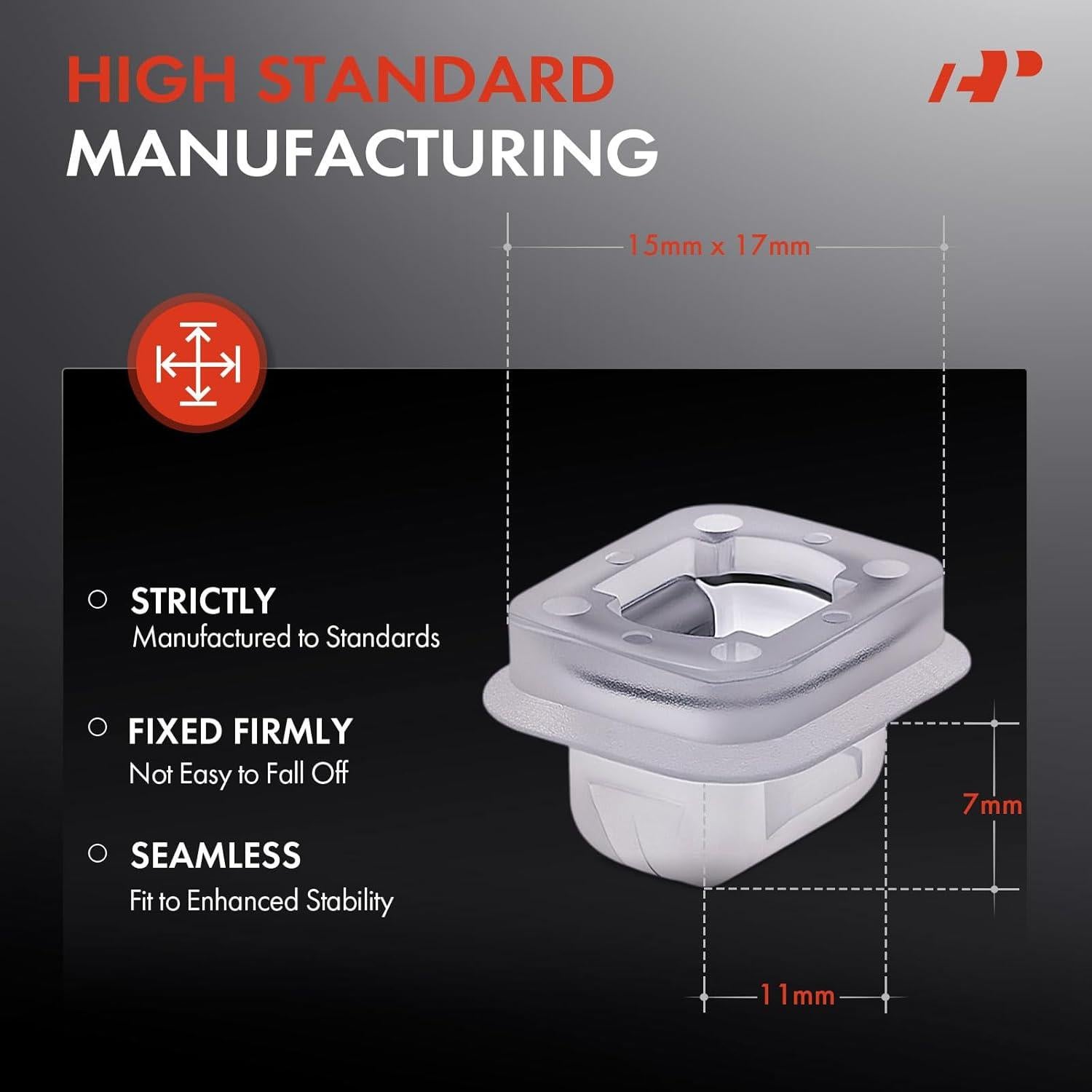 Clips de Sujetador A-Premium 50 PCS Nylon para BMW