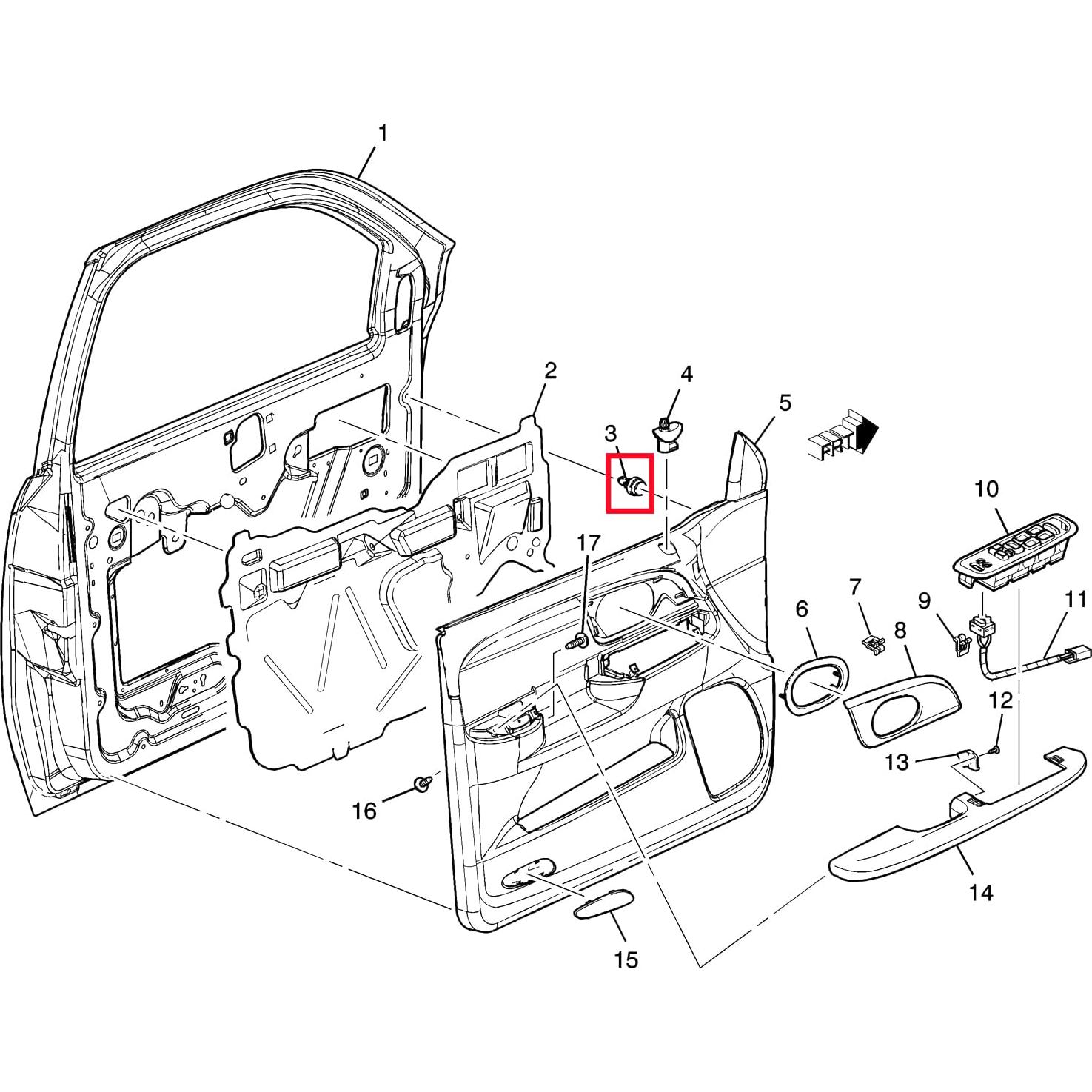 40 Clips de Retención de Panel de Puerta Interior Woodzdon