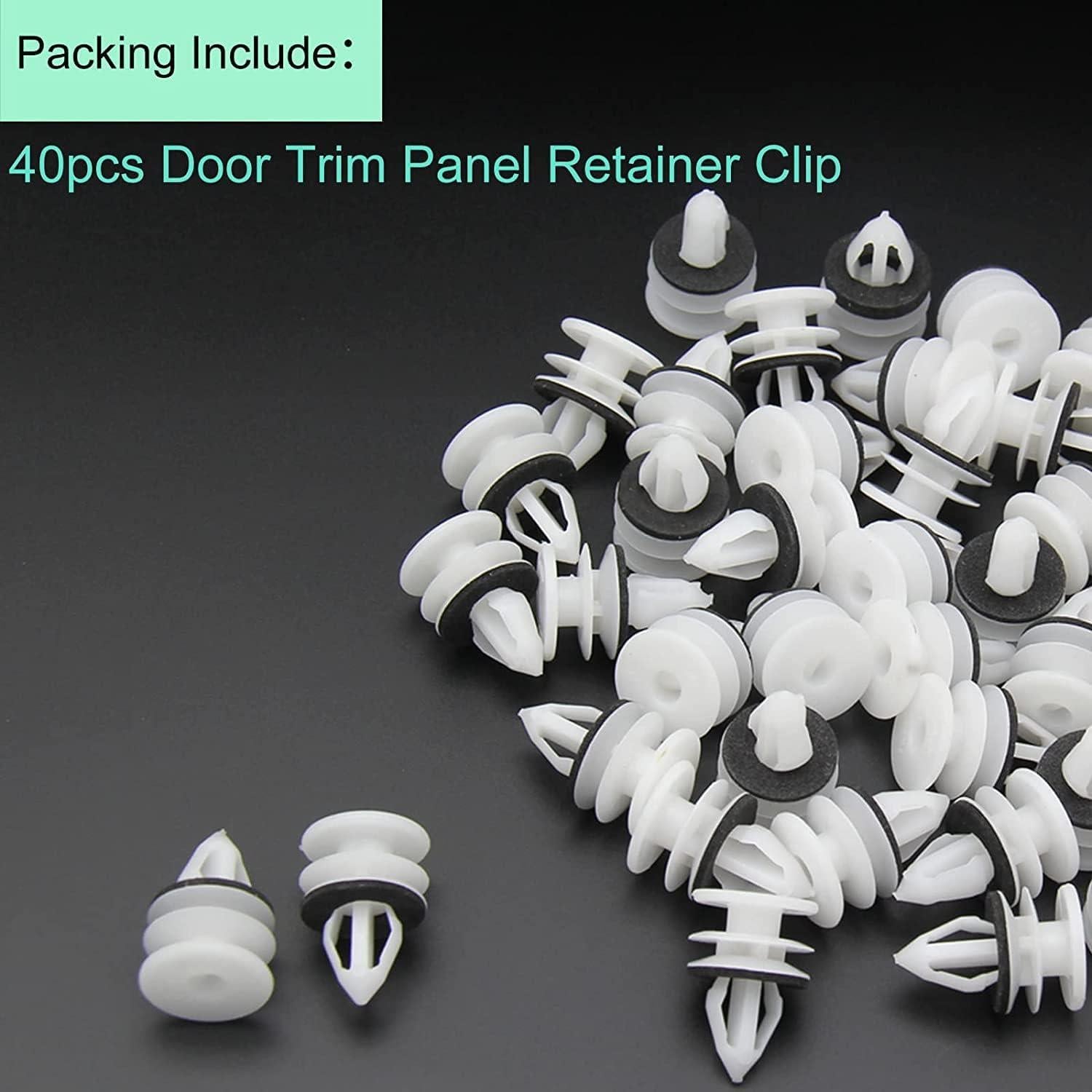 Clip de Retención de Panel de Moldura WTPLY 40 Piezas