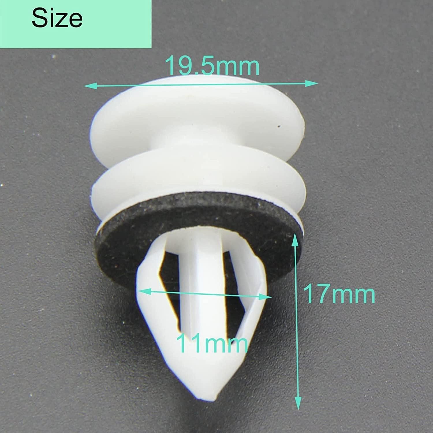 Clip de Retención de Panel de Moldura WTPLY 40 Piezas