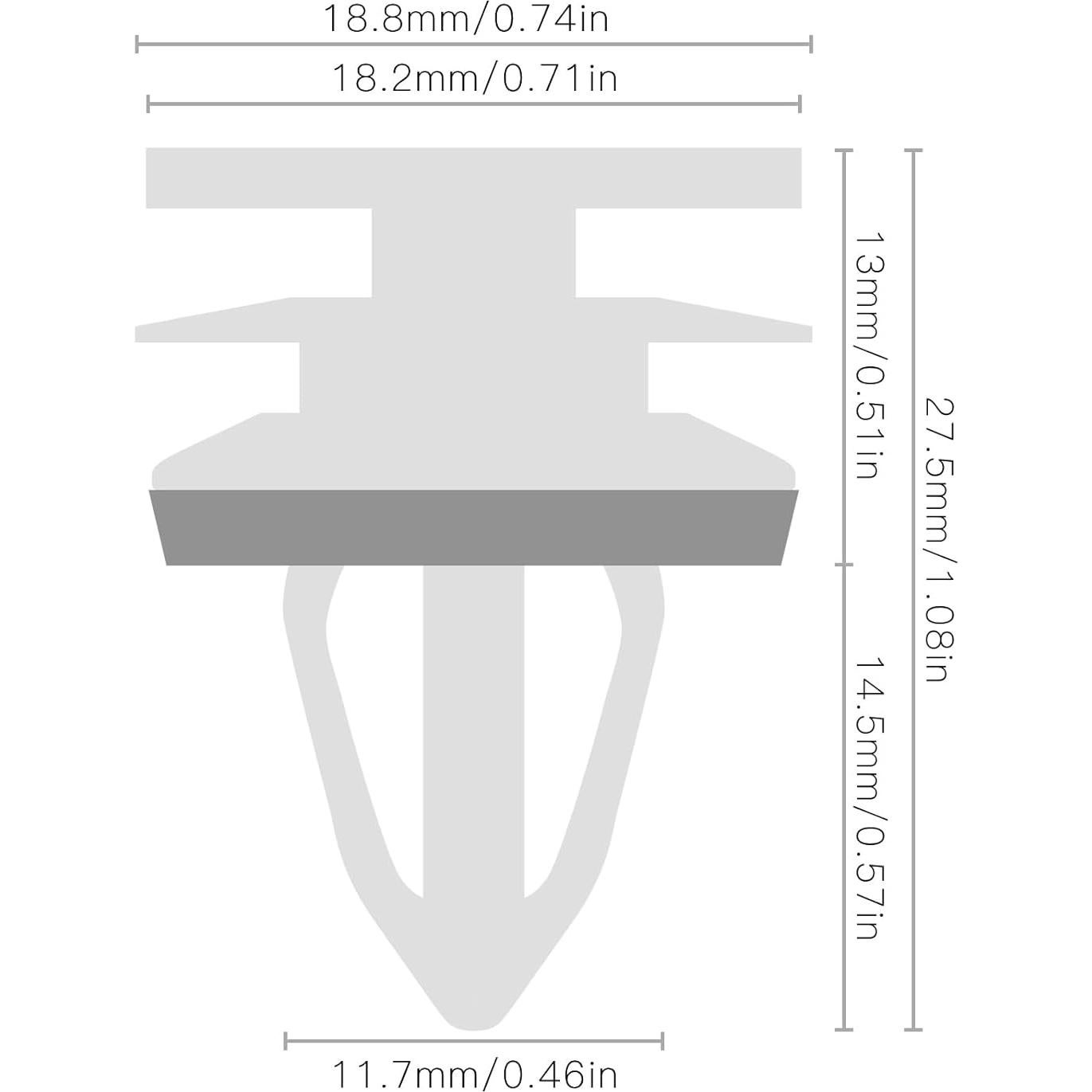 15 Clips de Panel de Moldura LINCICI para GM y Ford