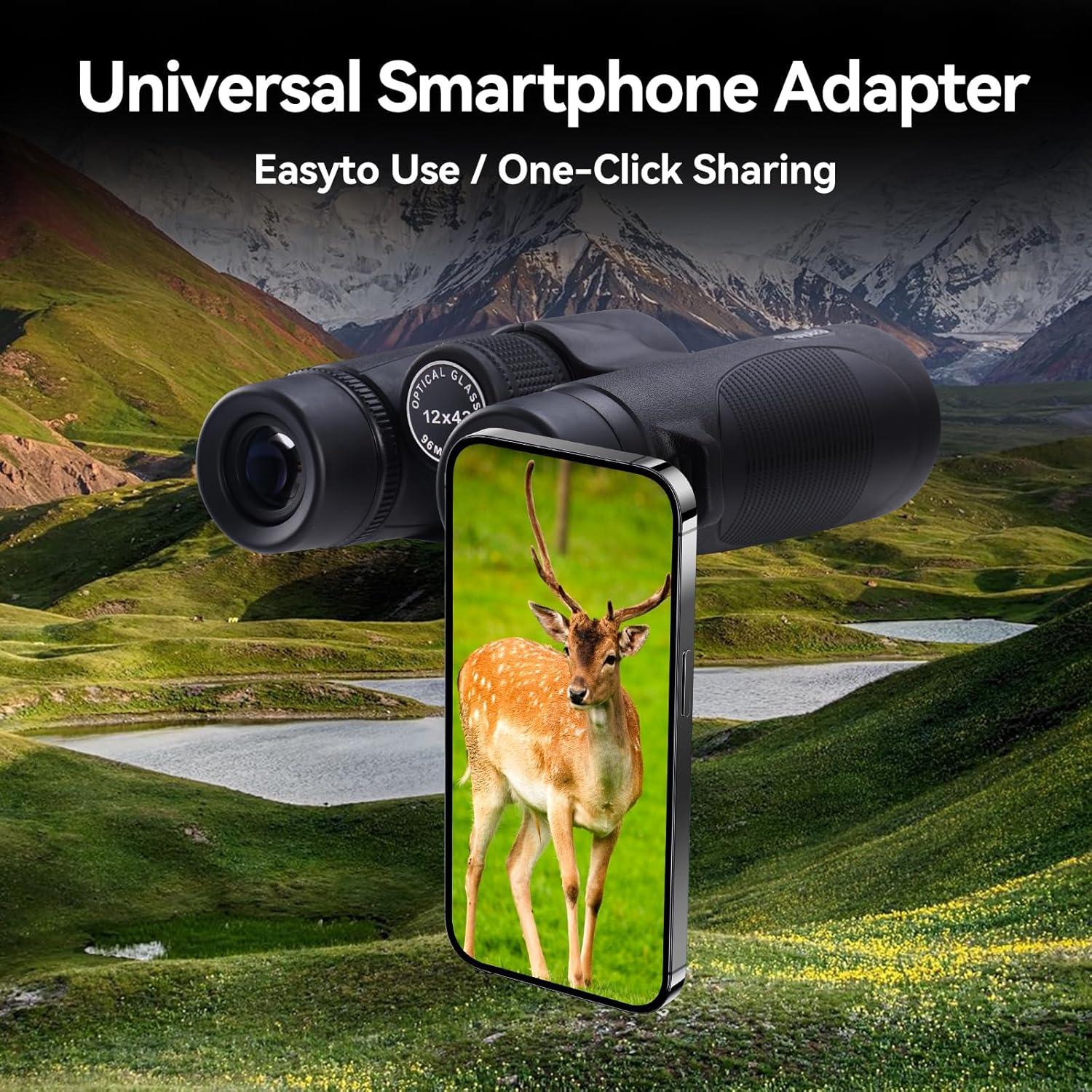 Binoculares Gskyer 12x42 HD Livianos Impermeables