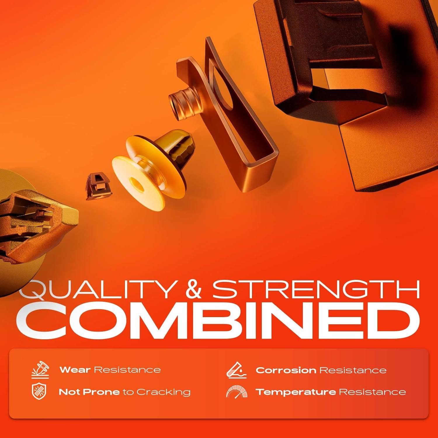 Kit de Clips de Retención A-Premium 104 Piezas para Chevrolet Silverado 1500 2019-2023