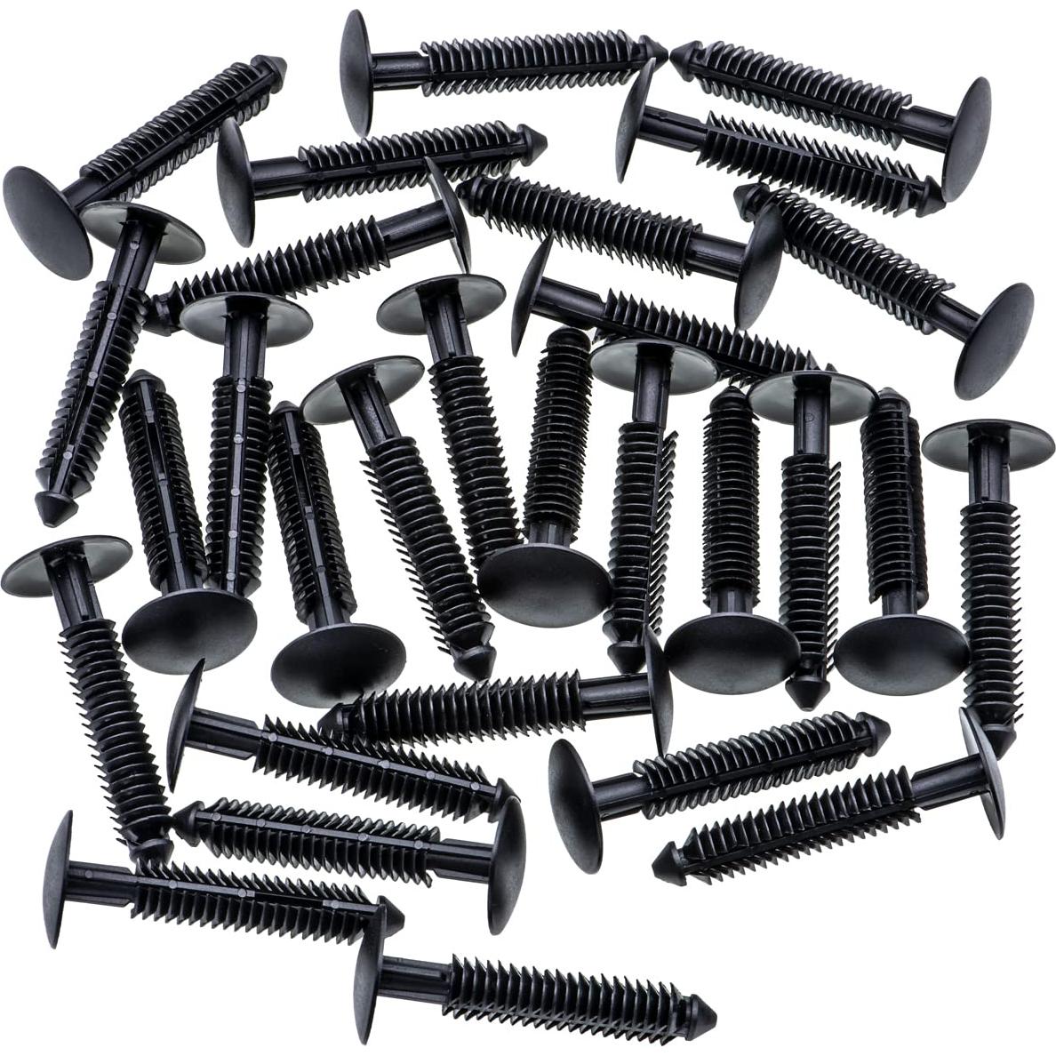 Clips de Retención de Molduras de Rocker Ford 30pcs Nylon