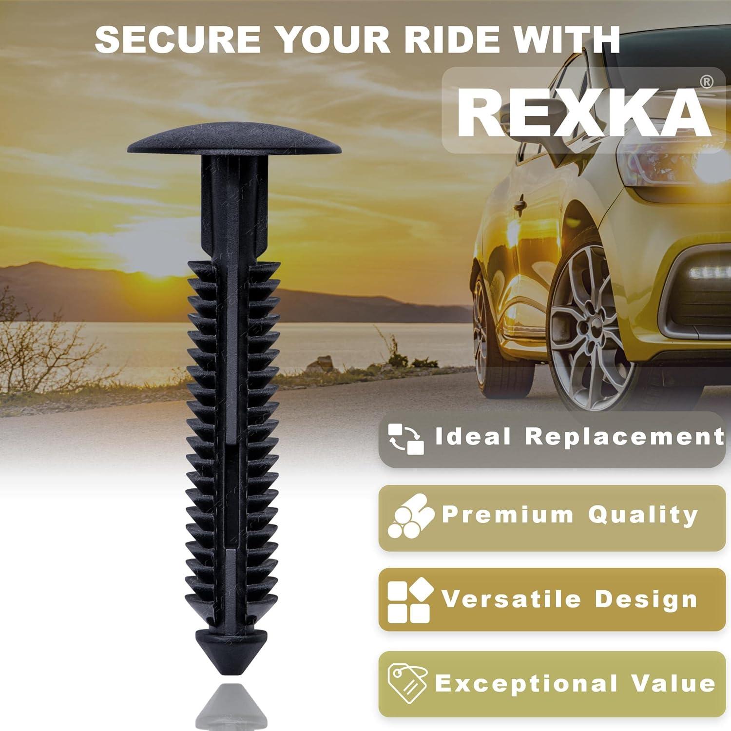 Clips de Retención de Molduras de Rocker Ford 30pcs Nylon