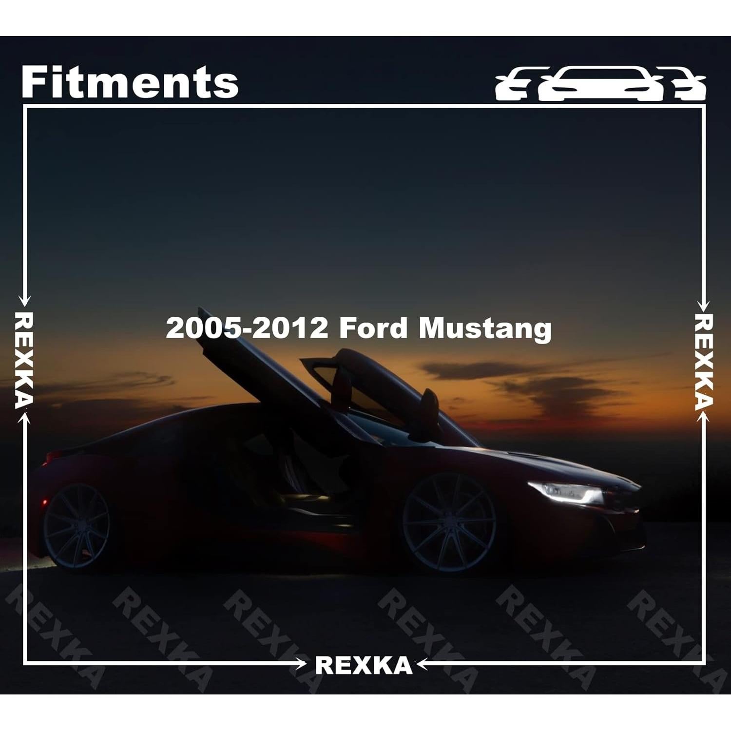 Clips de Retención de Molduras de Rocker Ford 30pcs Nylon