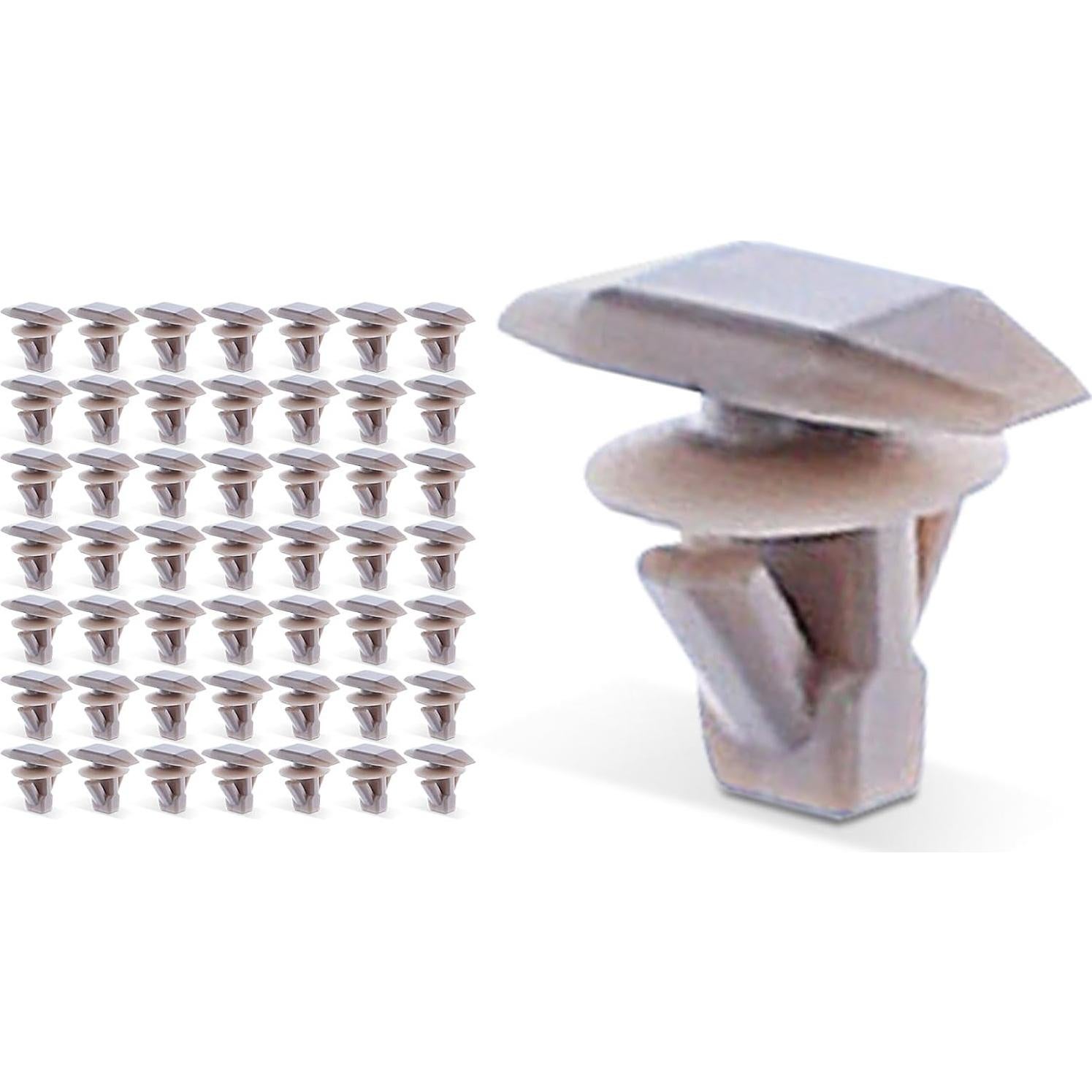 Clips de Retención de Nylon A-Premium 50 Pcs para Autos