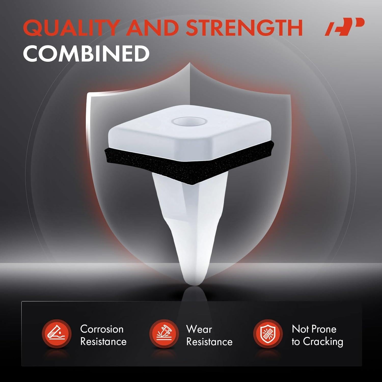 20 Clips Sujetadores de Moldura A-Premium para Mitsubishi