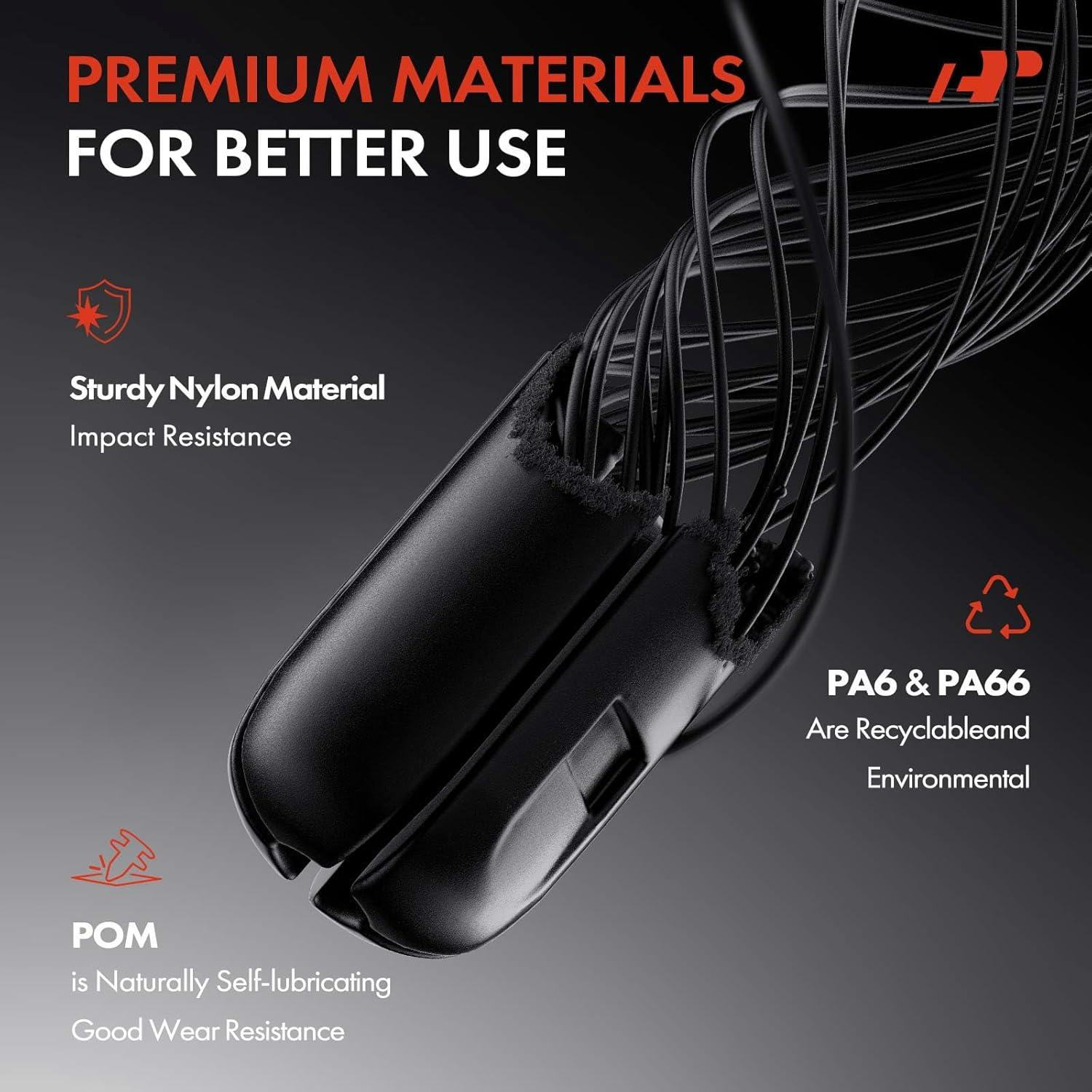 20 Clips Sujetadores de Moldura A-Premium para Mitsubishi