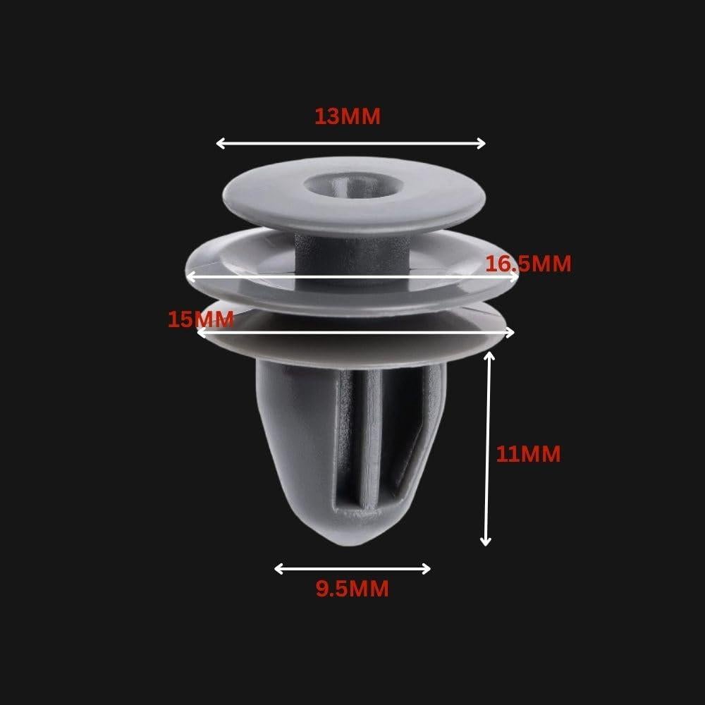 30 Sujetadores de Panel de Recorte HODOYA para Honda/Acura