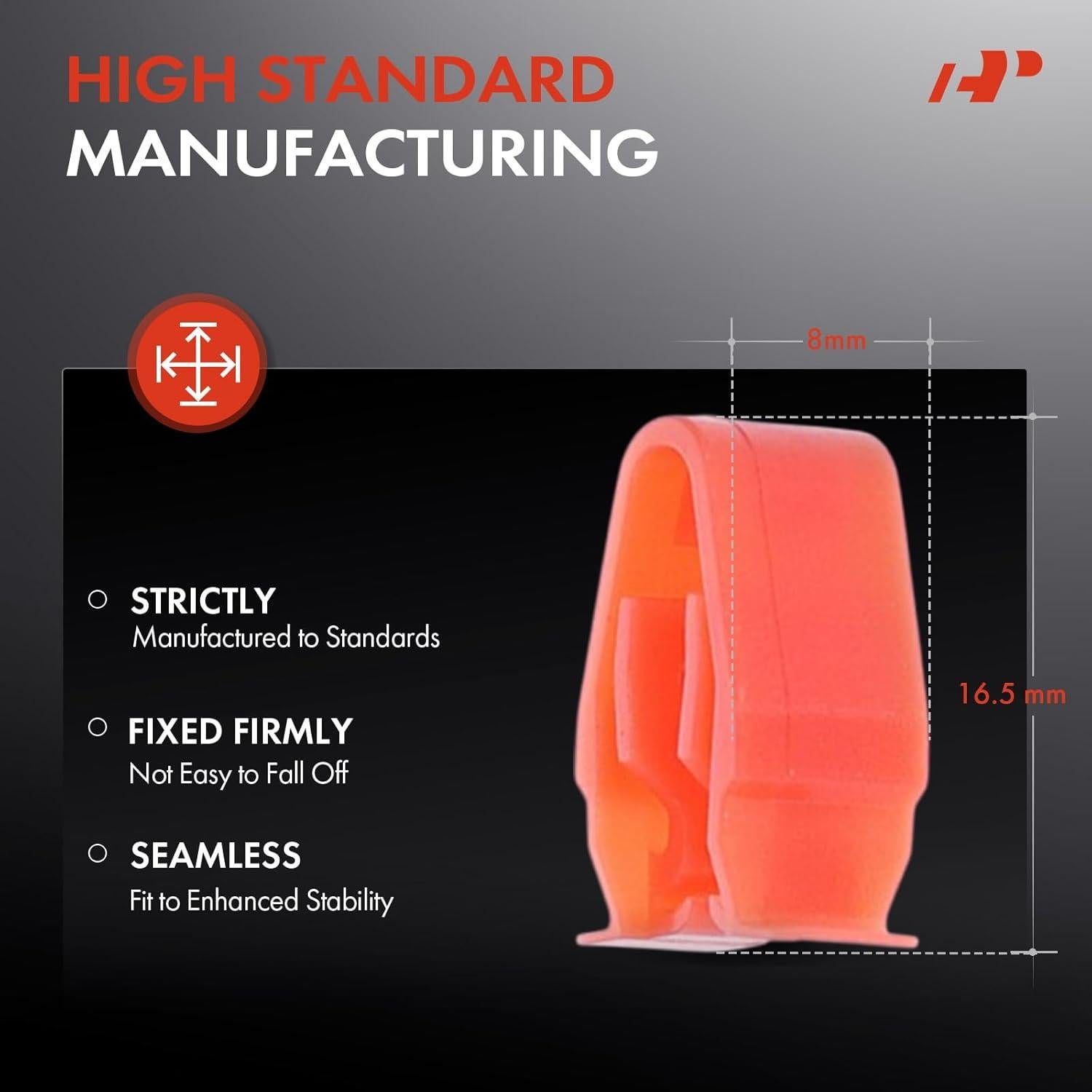 20 Clips Sujetadores de Panel A-Premium Nylon Honda Accord Civic